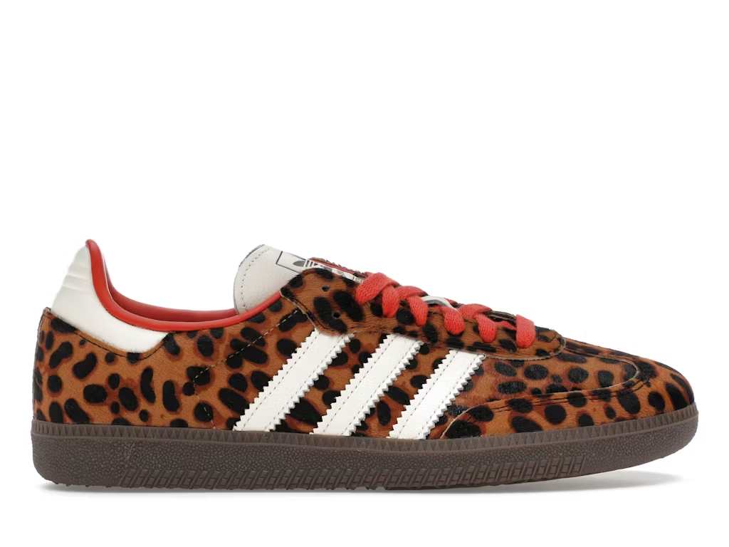 Adidas Samba OG Red Leopard (Women's) - Image 2