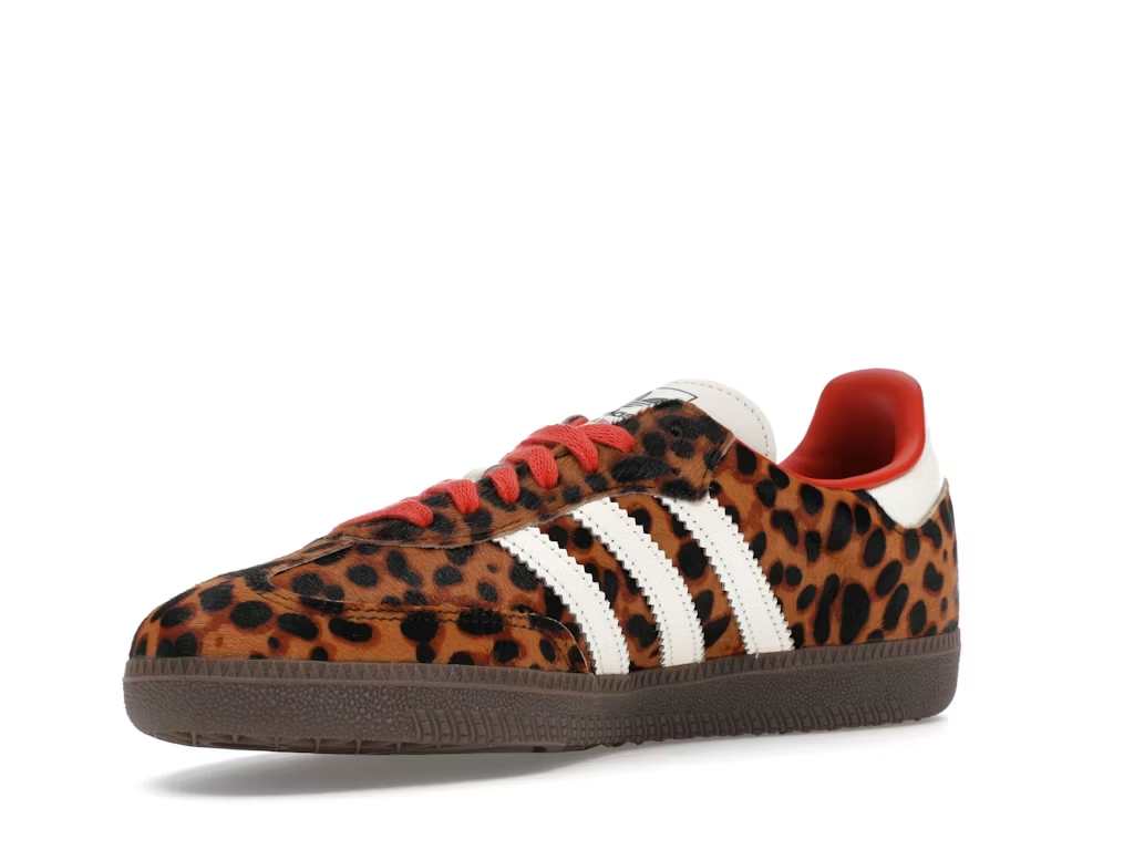 Adidas Samba OG Red Leopard (Women's) - Image 5