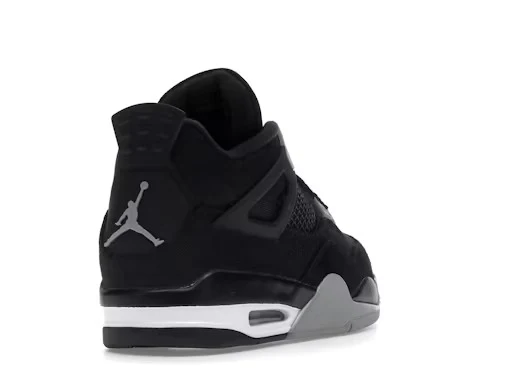 Air Jordan Retro 4 "Black Canvas" - Image 4