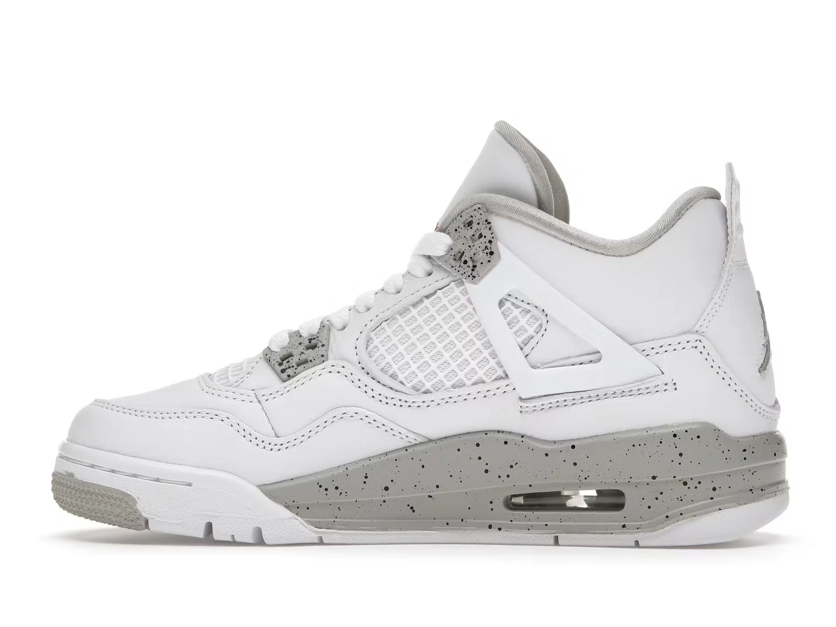 Air Jordan Retro 4 'White Oreo' (GS) - Image 4