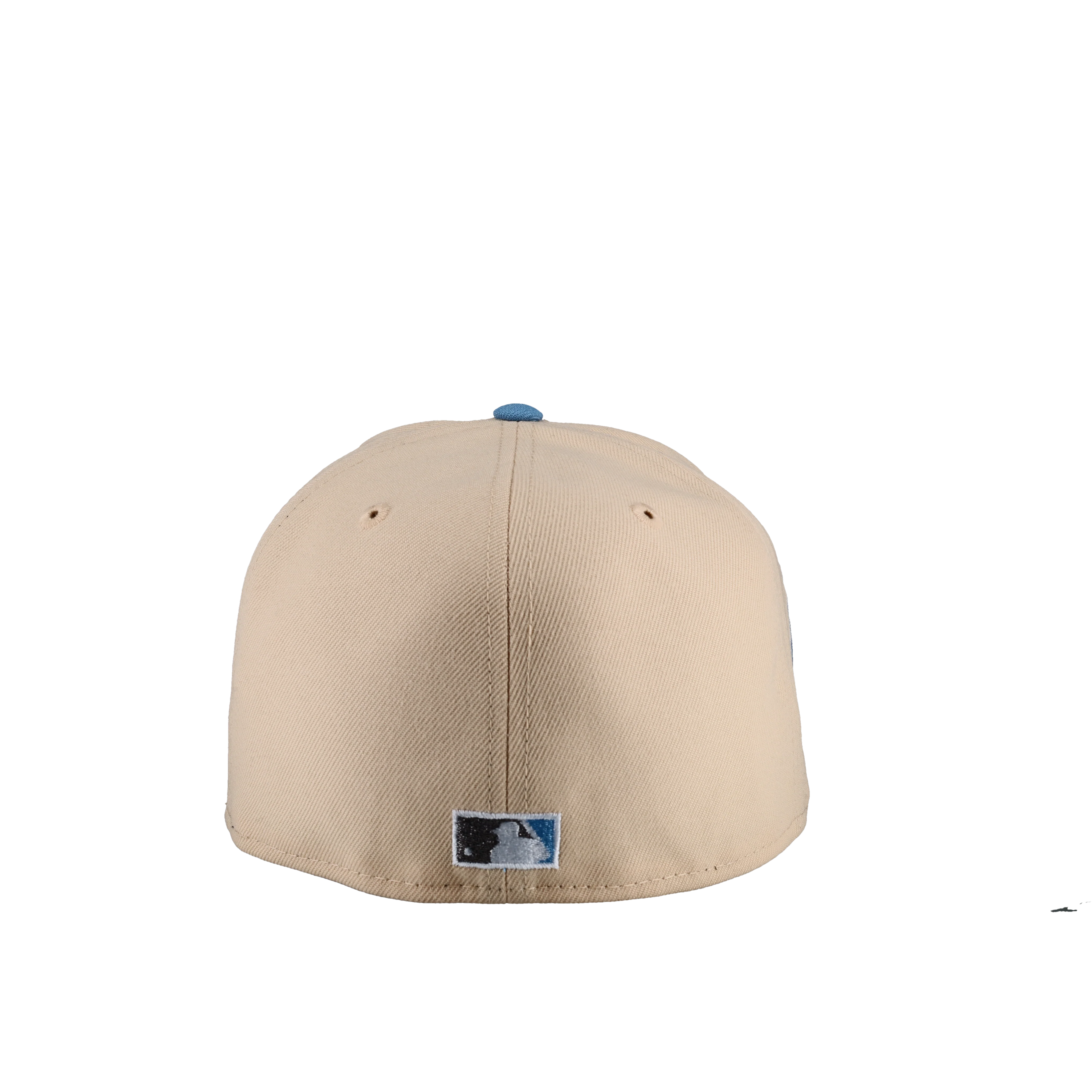 Anaheim Angels 40th Anniversary Light Peach/Light Blue Trippy Metallic 59Fifty Fitted Hat - Image 6