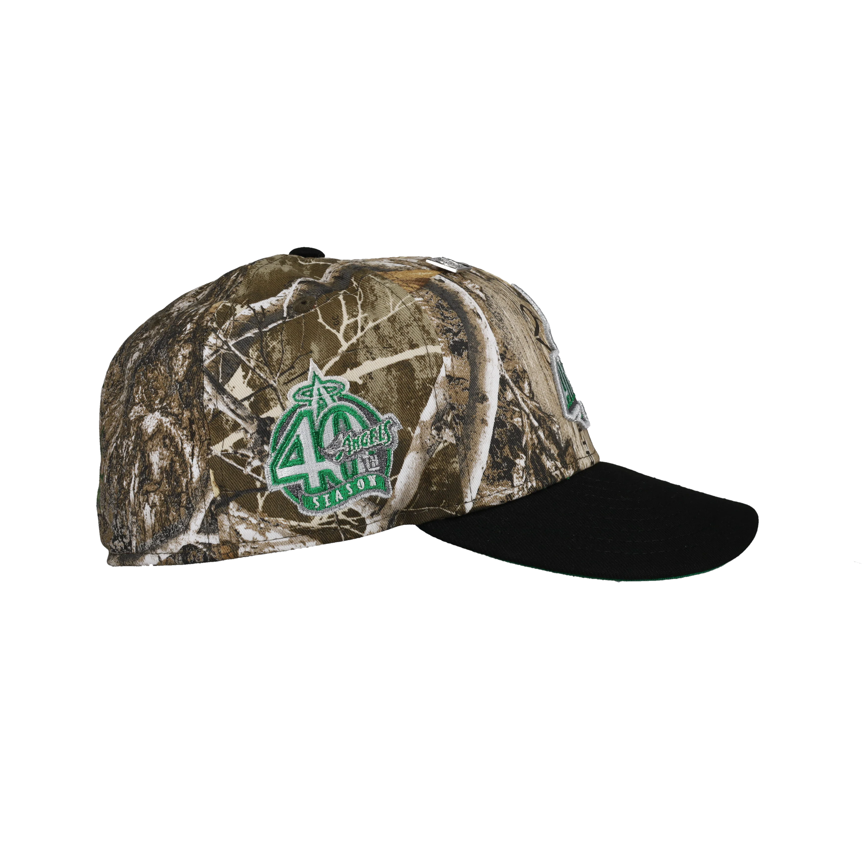 Anaheim Angels 40th Anniversary Metallic Realtree 59Fifty Fitted Hat - Image 2