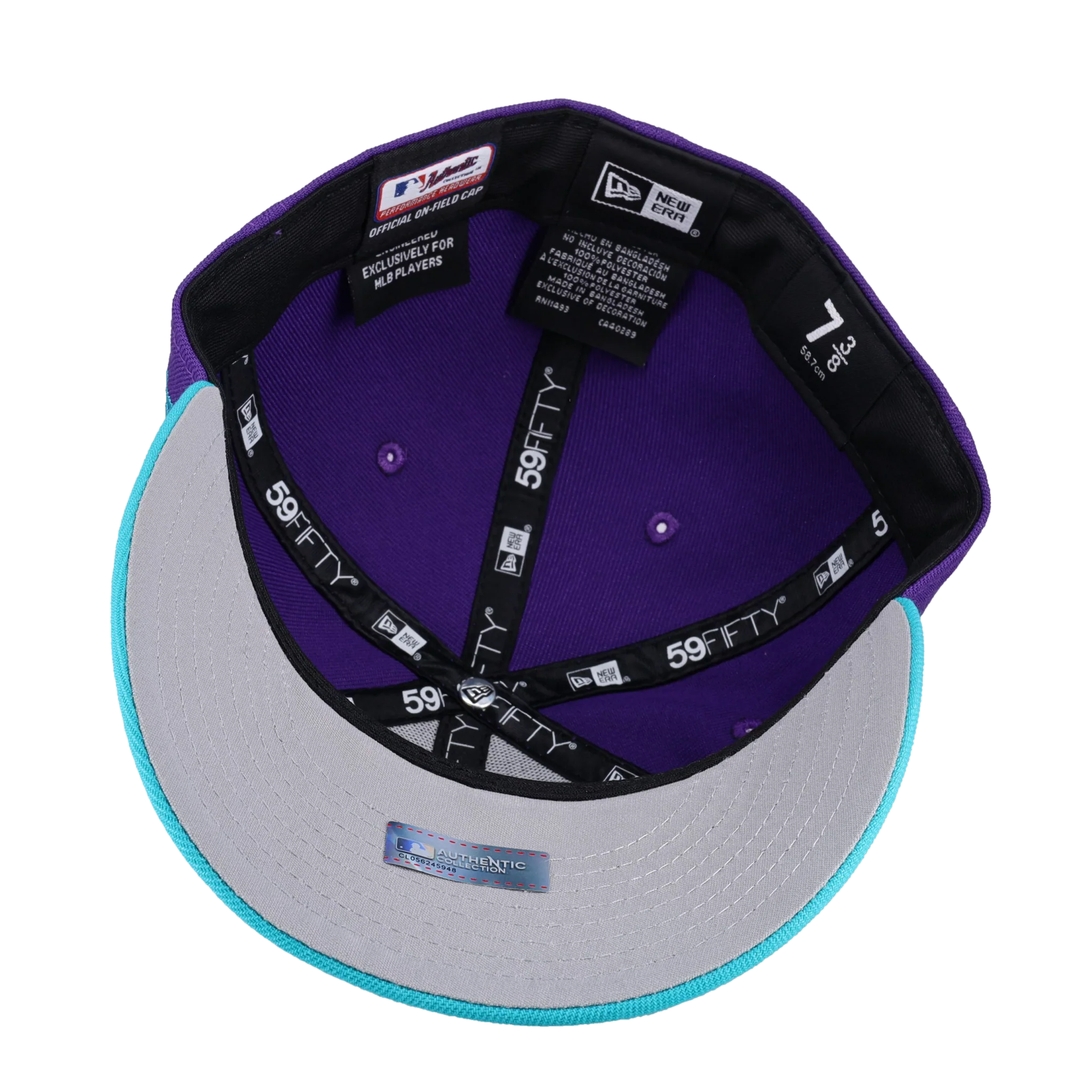 Arizona Diamondbacks 2025 City Connect (Grey Brim) 59Fifty Fitted Hat - Image 2