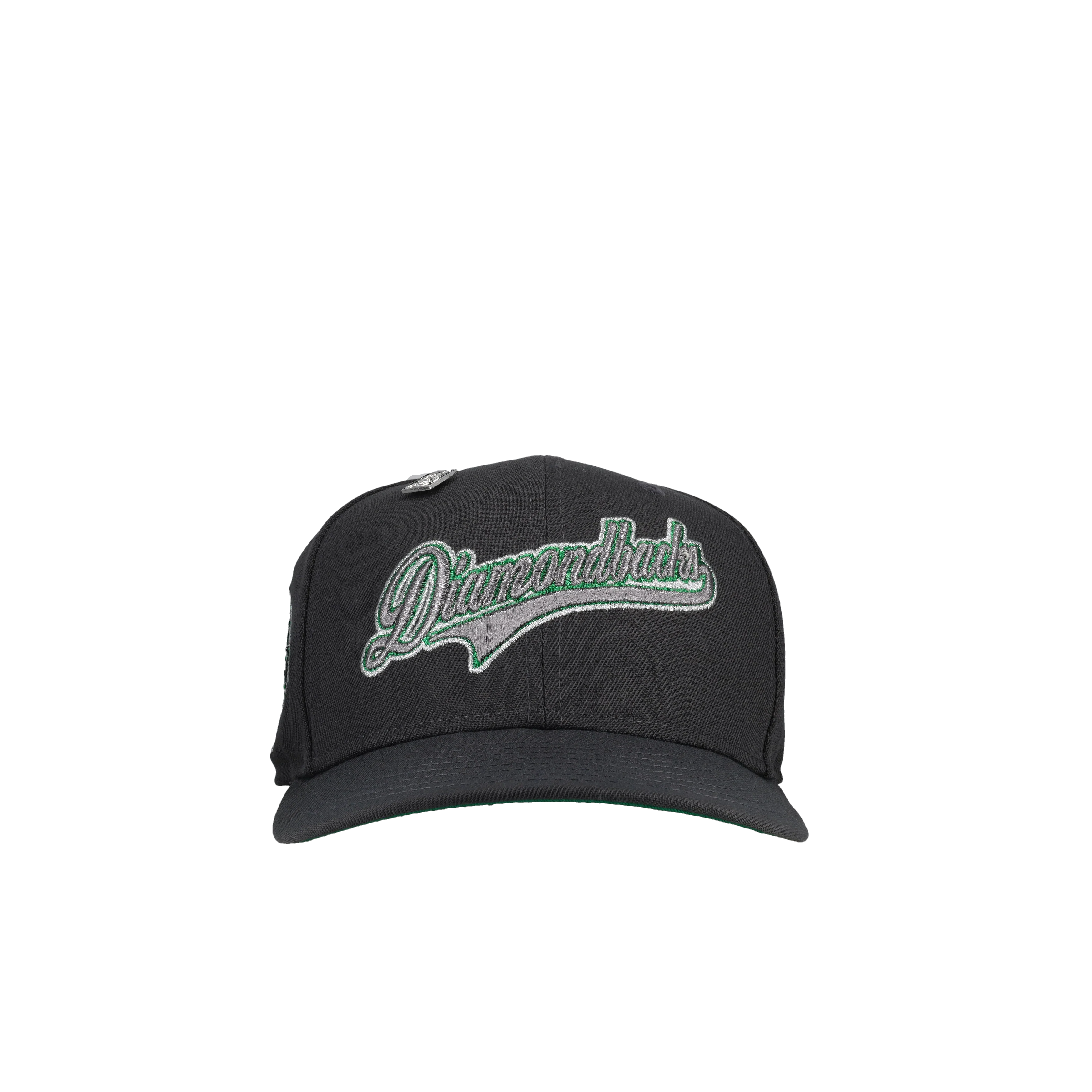 Arizona Diamondbacks Script 25th Anniversary Graphite Metallic 59Fifty Fitted Hat - Image 4