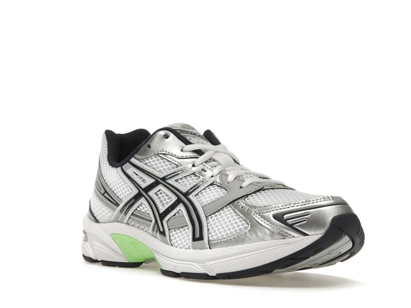 ASICS Gel-1130 White Mid Grey Lime Green - Image 5