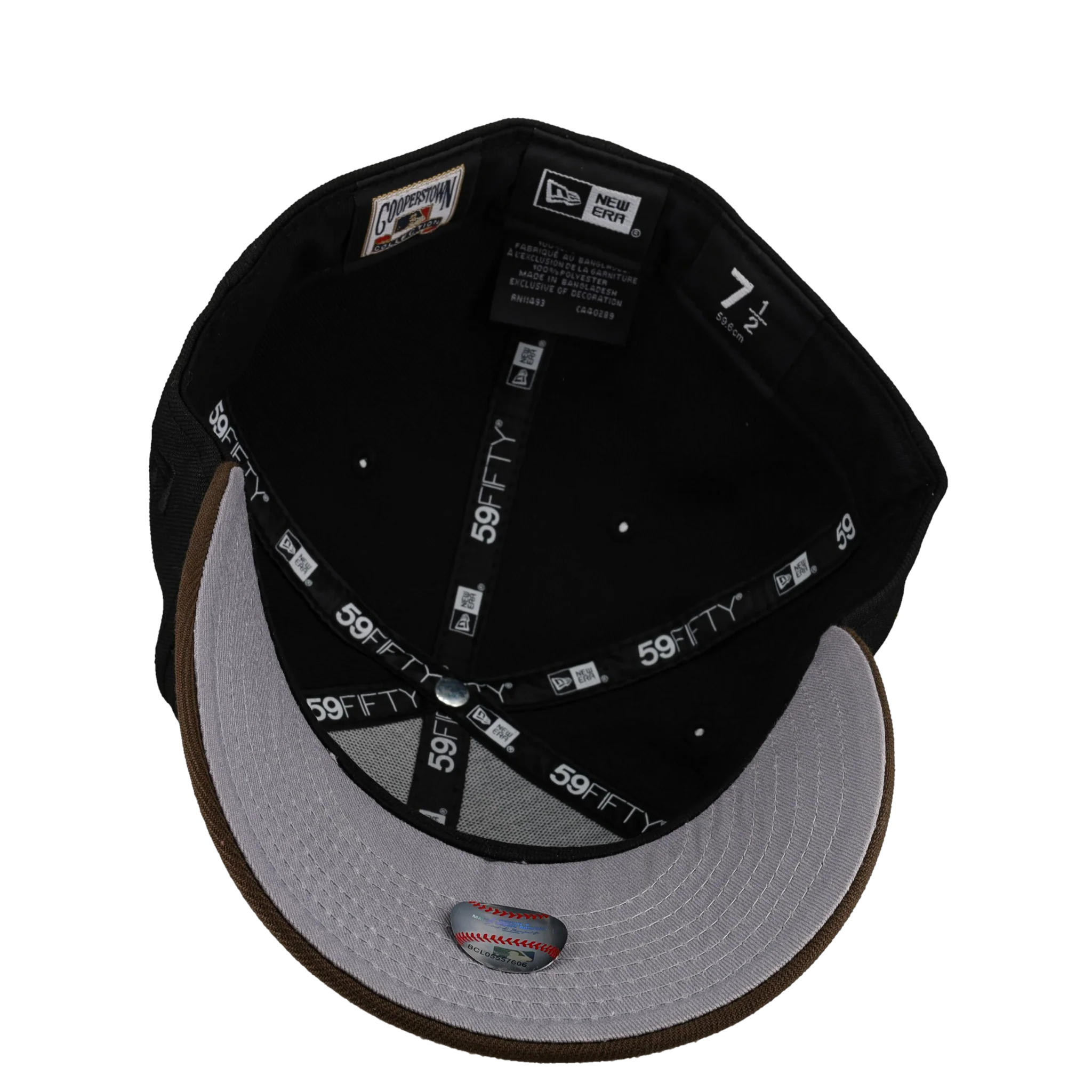 Atlanta Braves 1995 World Series Copper Trippy Metallic 59Fifty Fitted Hat - Image 2