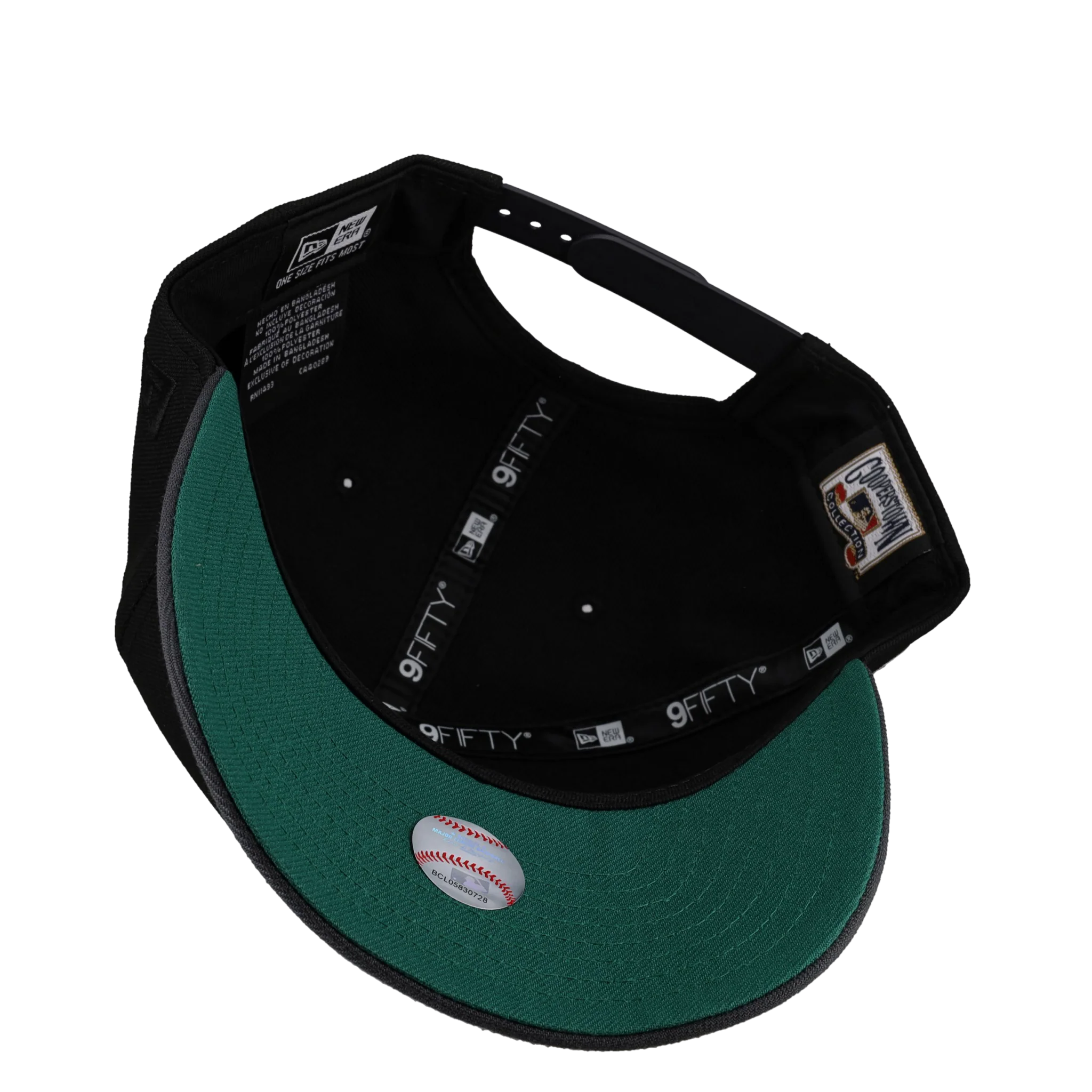 Atlanta Braves 2017 New Era 9Fifty A Frame Snapback Hat (Black/Graphite) - Image 3