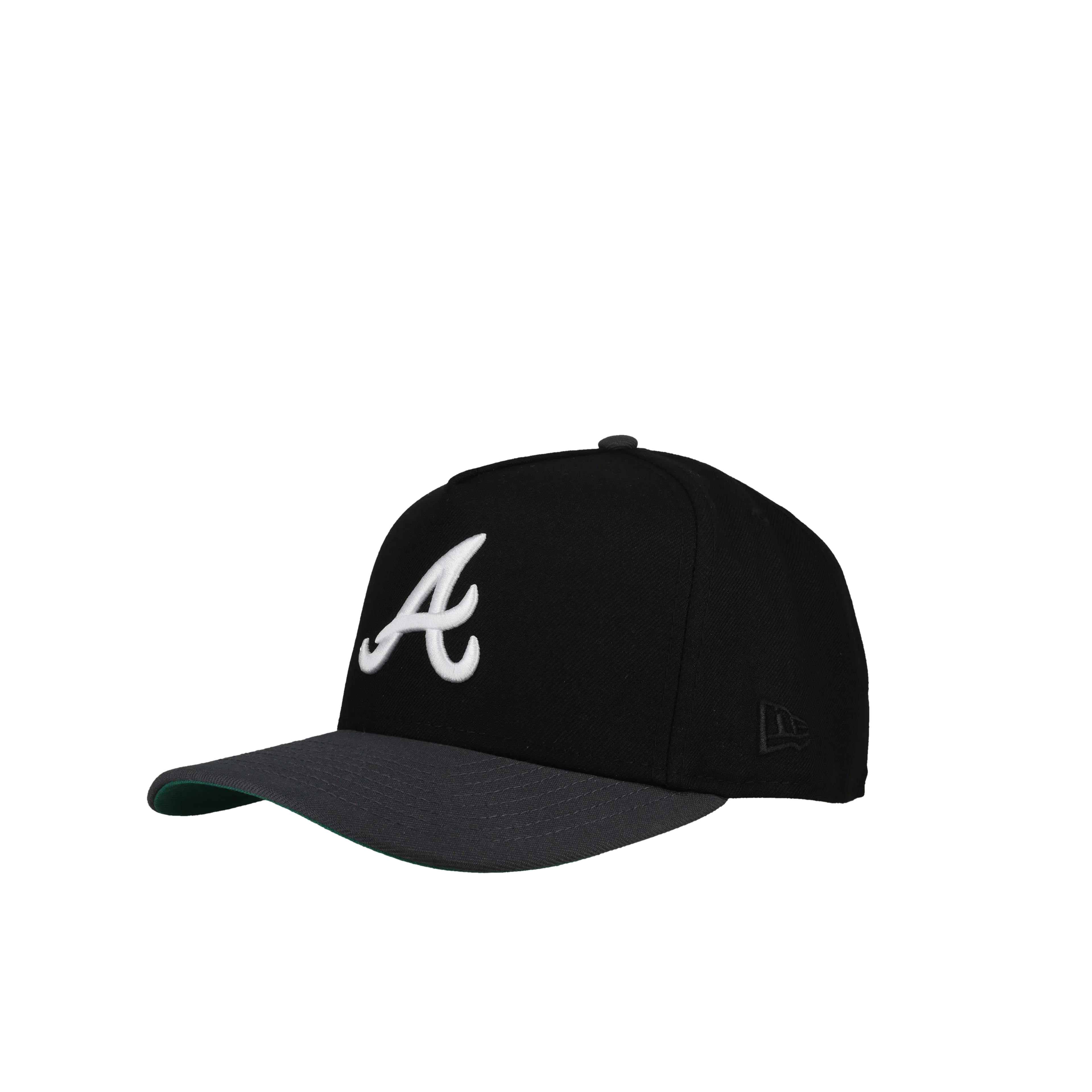 Atlanta Braves 2017 New Era 9Fifty A Frame Snapback Hat (Black/Graphite) - Image 5