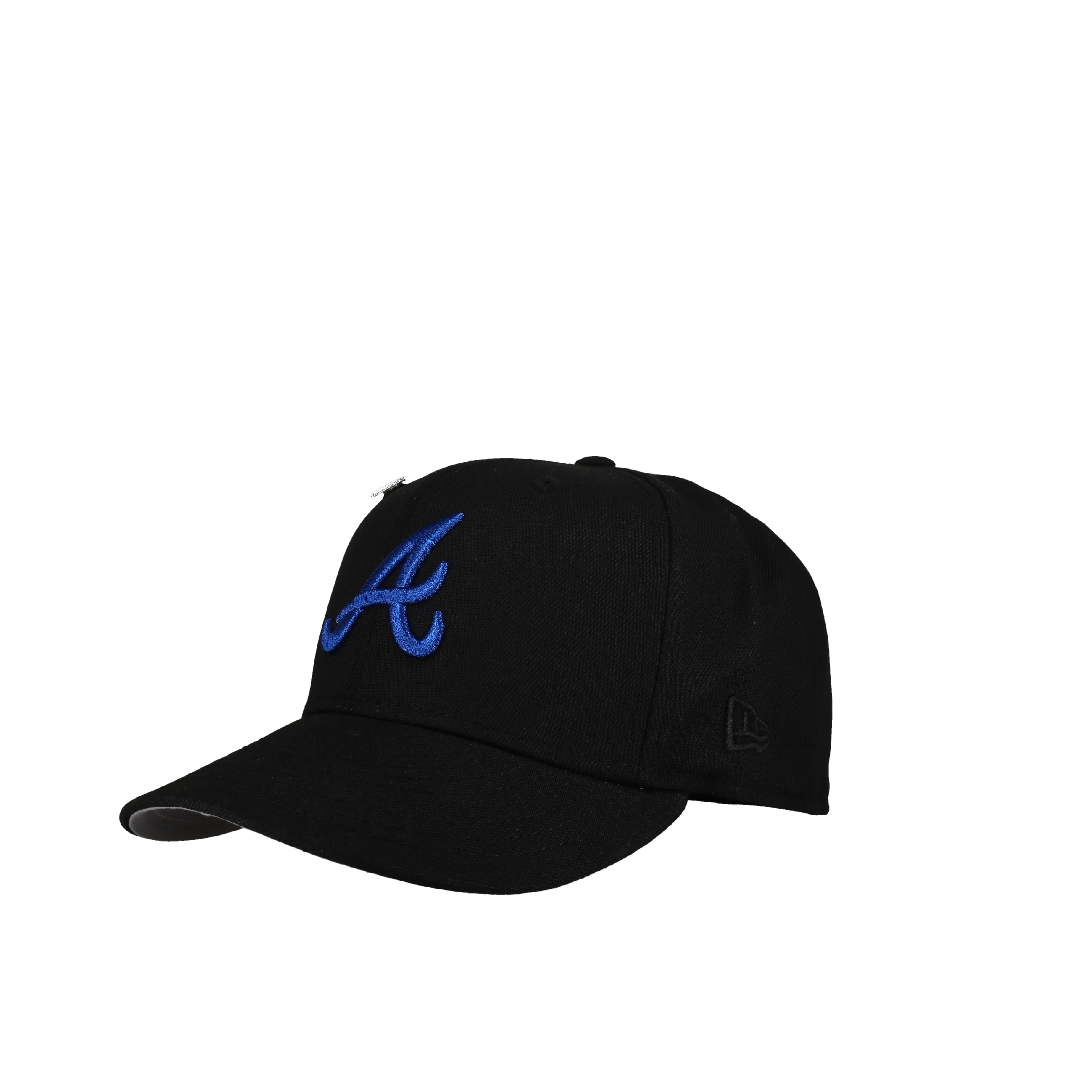 Atlanta Braves 30th Anniversary Royal Blackout Metallic 59Fifty Fitted Hat - Image 4