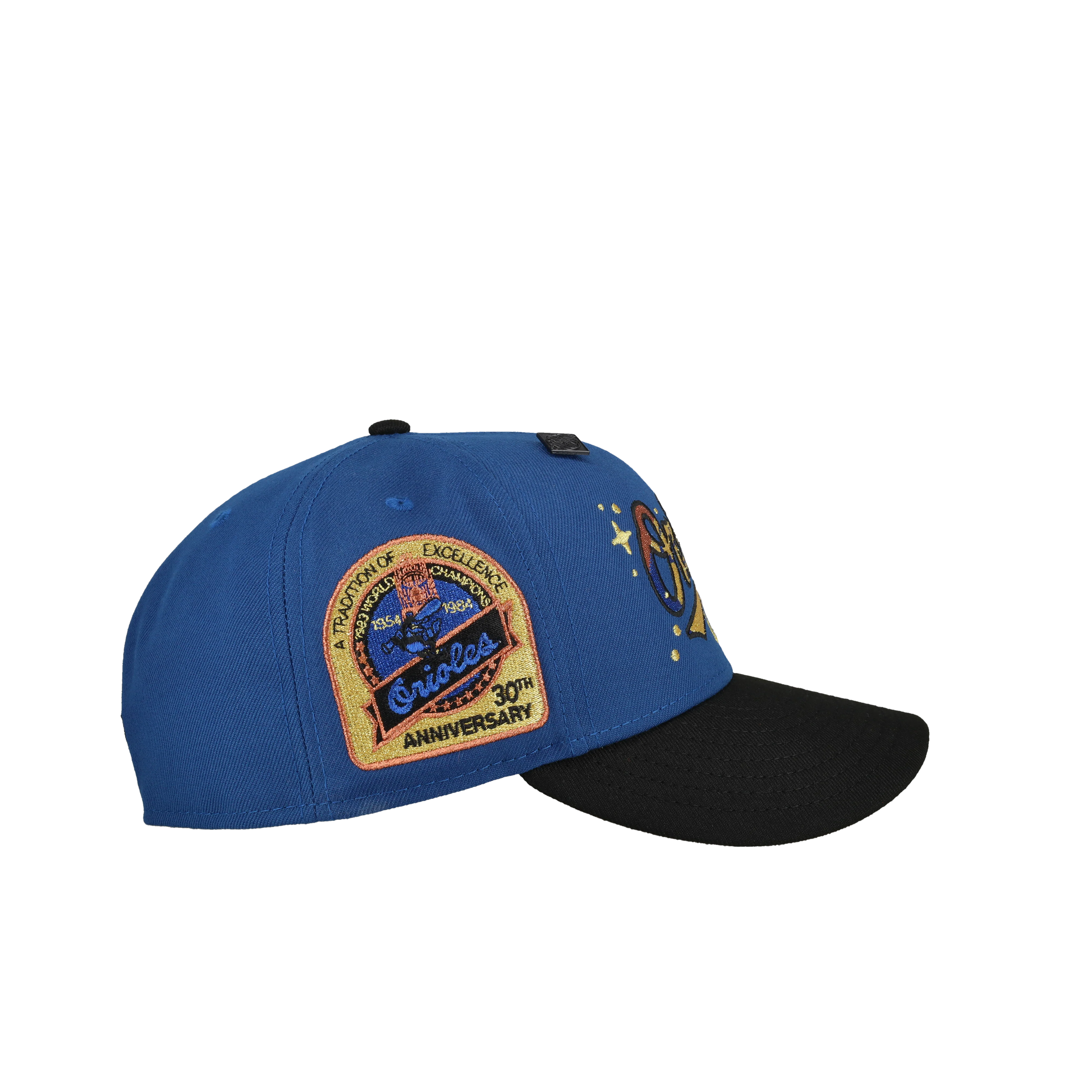 Baltimore Orioles 30th Anniversary Blue/Black Celestial 59Fifty Fitted Hat - Image 2