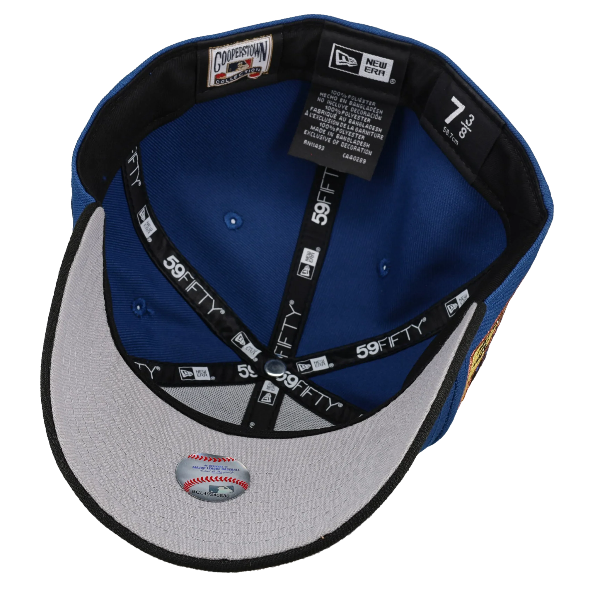 Baltimore Orioles 30th Anniversary Blue/Black Celestial 59Fifty Fitted Hat - Image 3