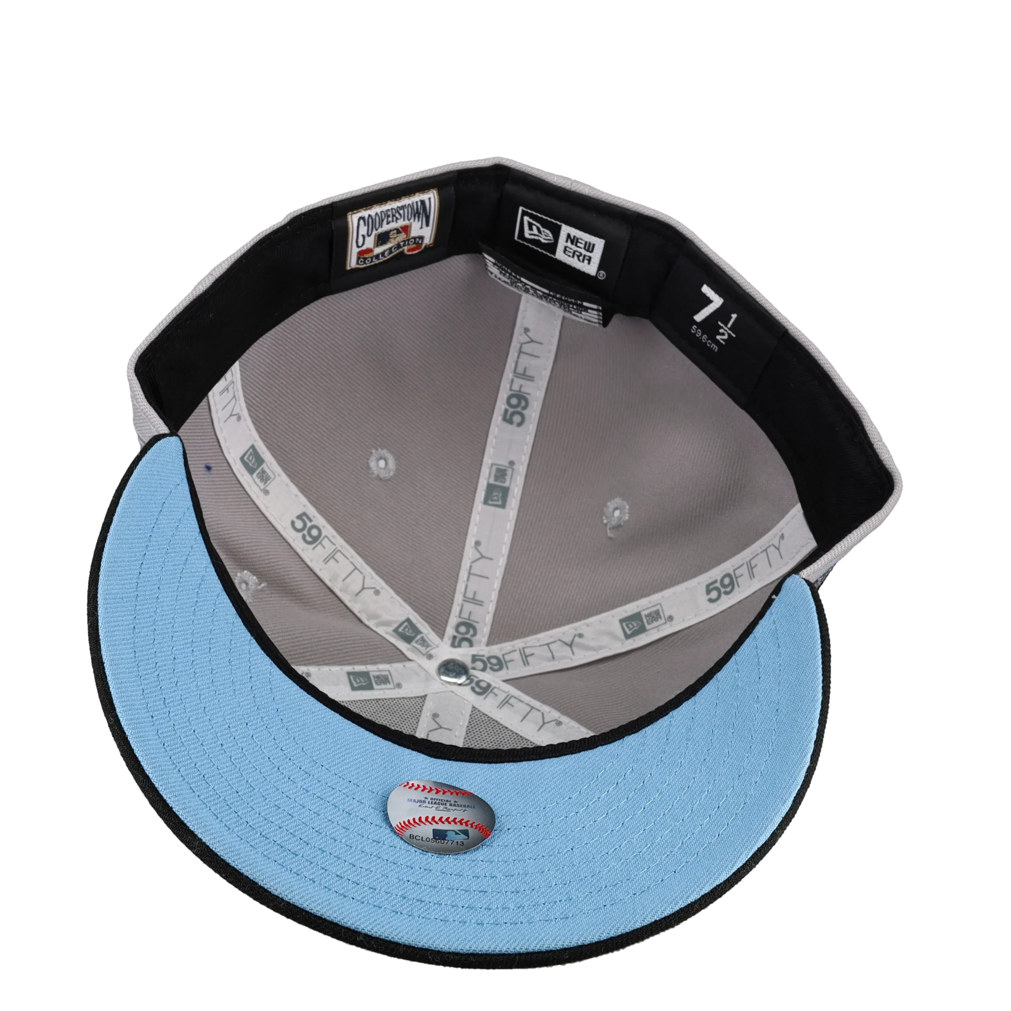 Baltimore Orioles Grey Black Icey Metallic 59Fifty Fitted Hat - Image 2