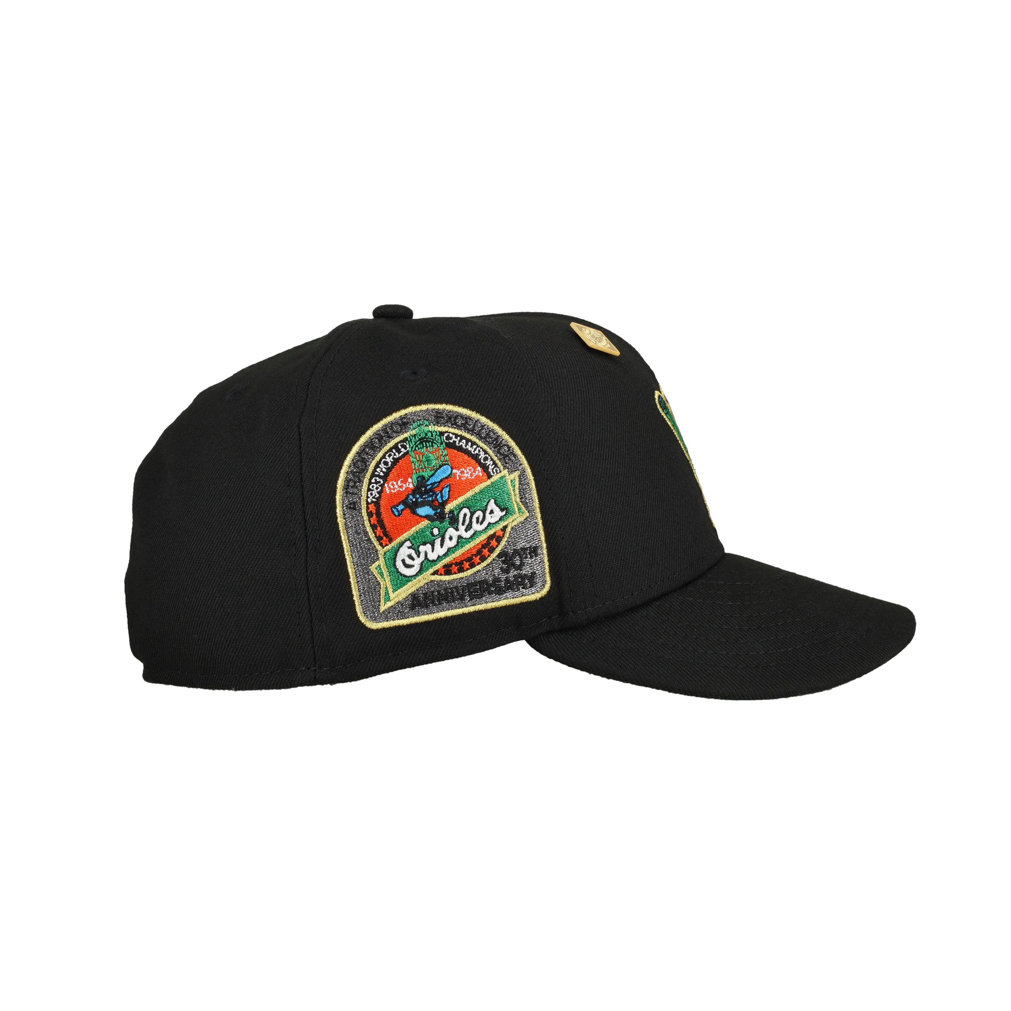 Baltimore Orioles Metallic 30th Anniversary 59Fifty Fitted Hat (RESTOCK) - Image 2