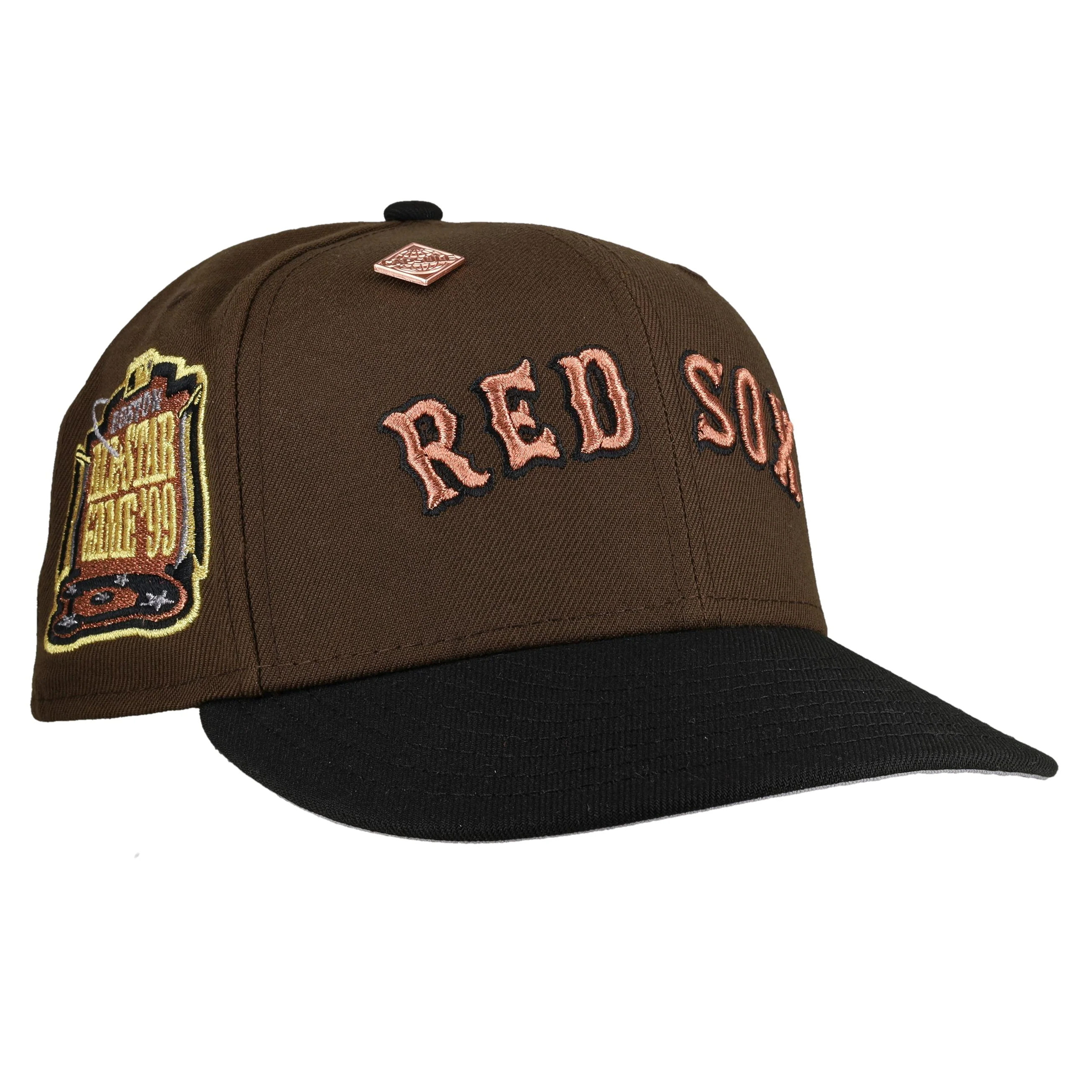 Boston Red Sox 1999 ASG Walnut Copper Metallic Script 59Fifty Fitted Hat