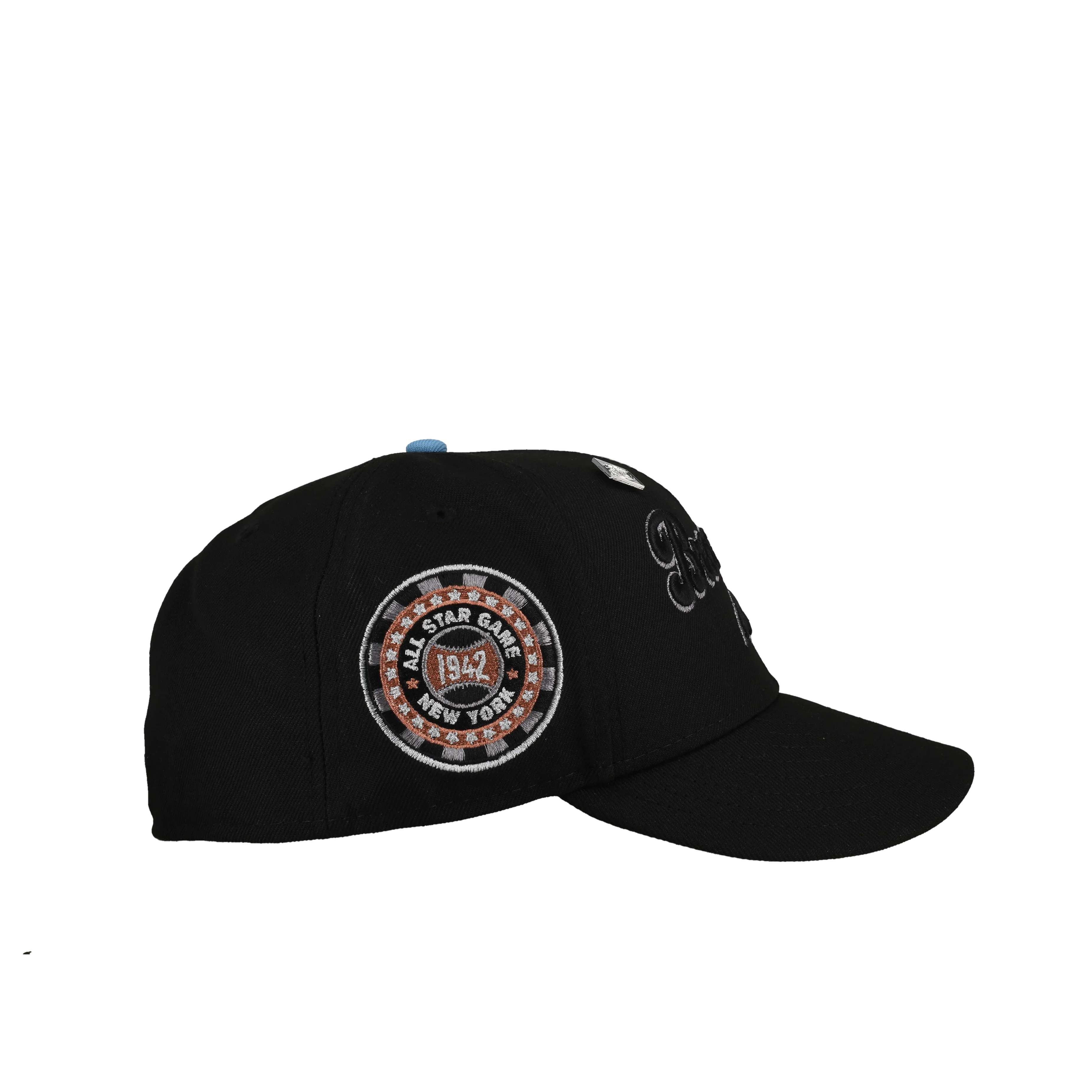 Brooklyn Dodgers 1942 All Star Game Blackout Script 59Fifty Fitted Hat - Image 2