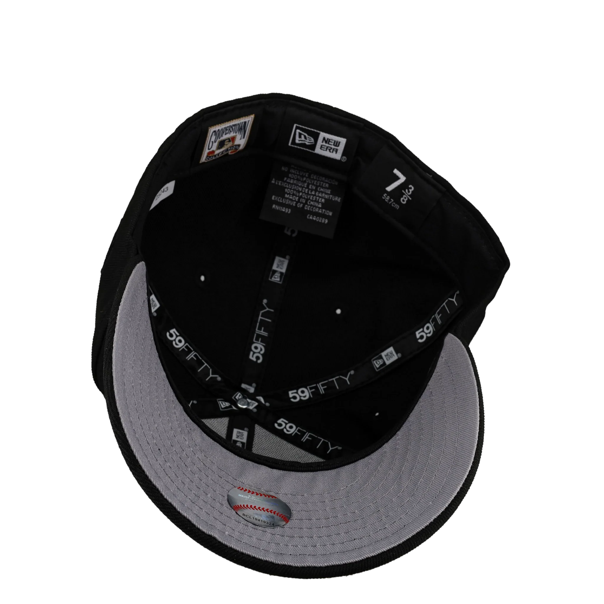 Brooklyn Dodgers 1942 All Star Game Blackout Script 59Fifty Fitted Hat - Image 3
