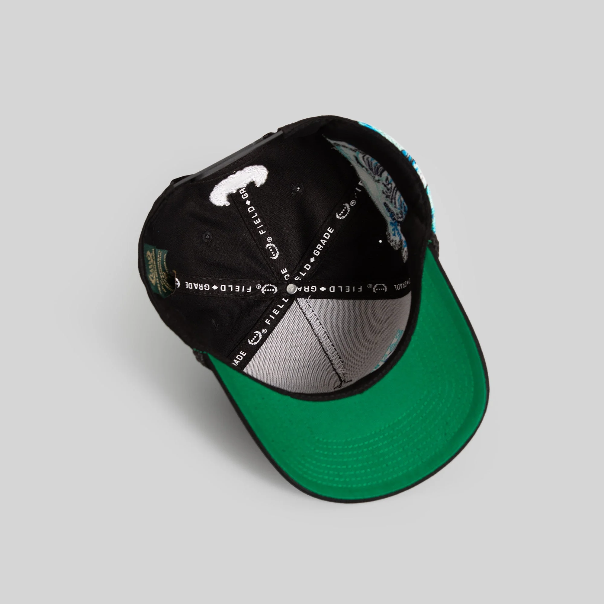 Field Grade CANT STOP THE WAVE BLACK TWILL TRUCKER - Image 7