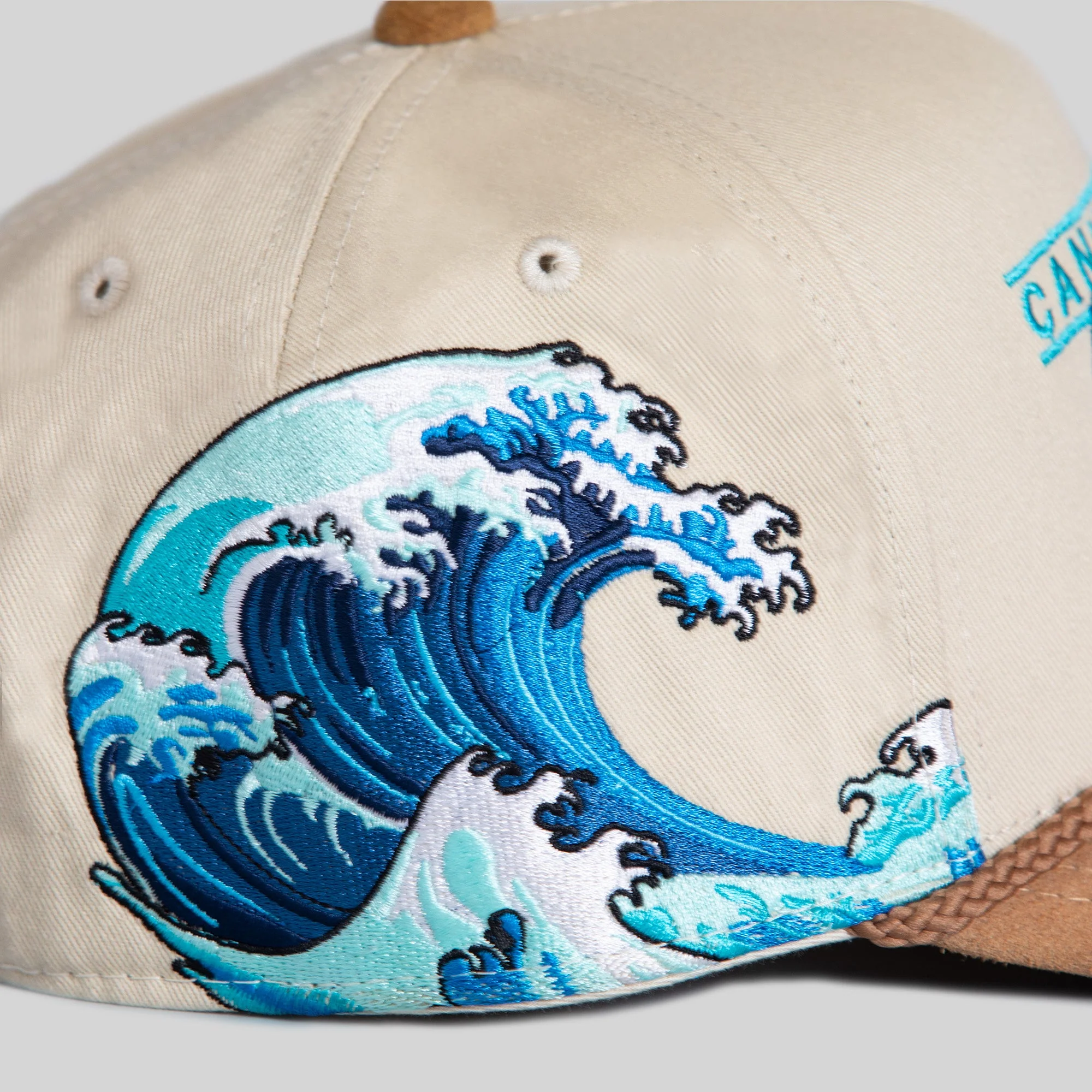 Field Grade  CANT STOP THE WAVE SAND TAUPE TWILL SUEDE TRUCKER - Image 4