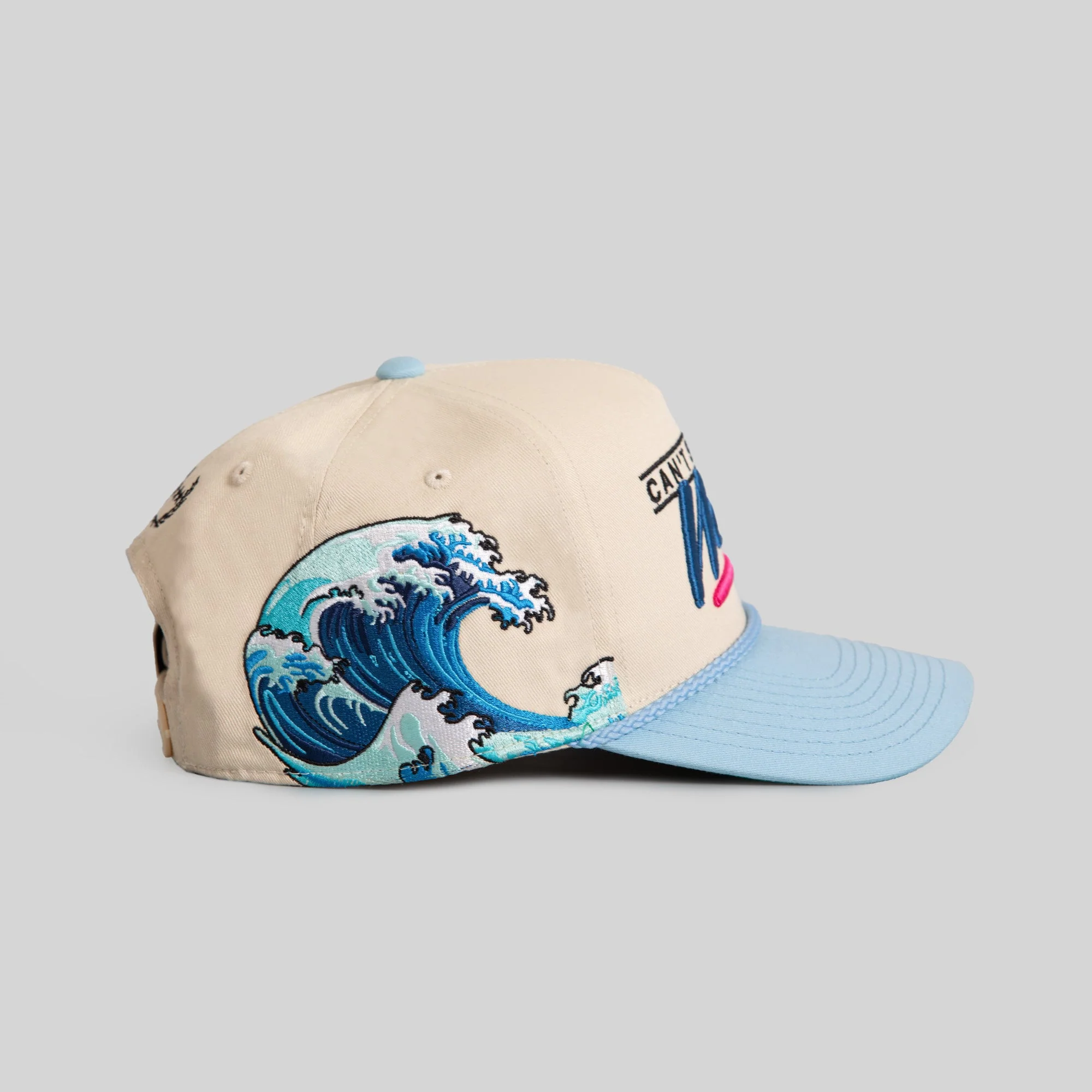 Field Grade  CANT STOP THE WAVE SAND UNI BLUE TWILL TRUCKER - Image 4