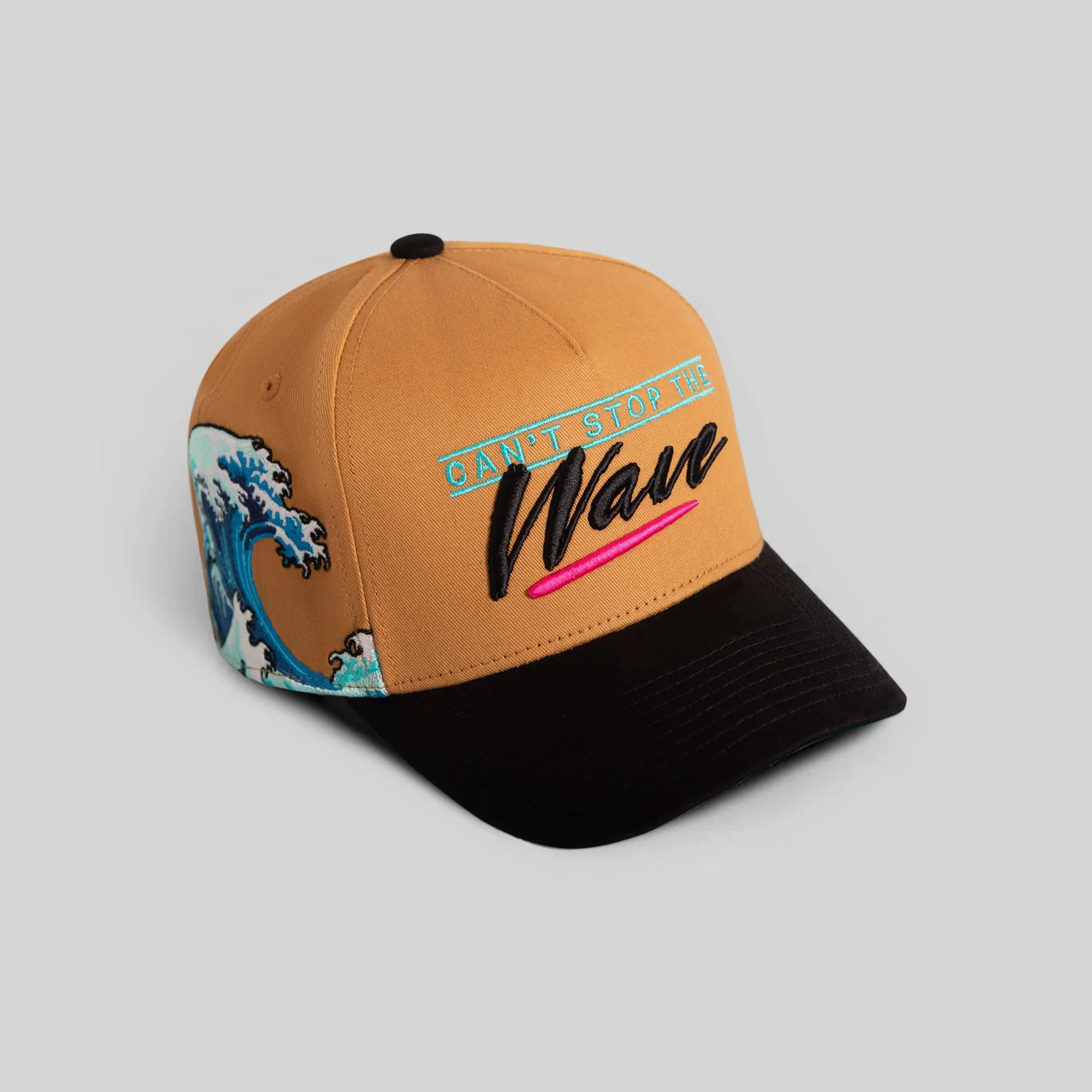 Field Grade  CAN'T STOP THE WAVE WHEAT BLACK TWILL TRUCKER
