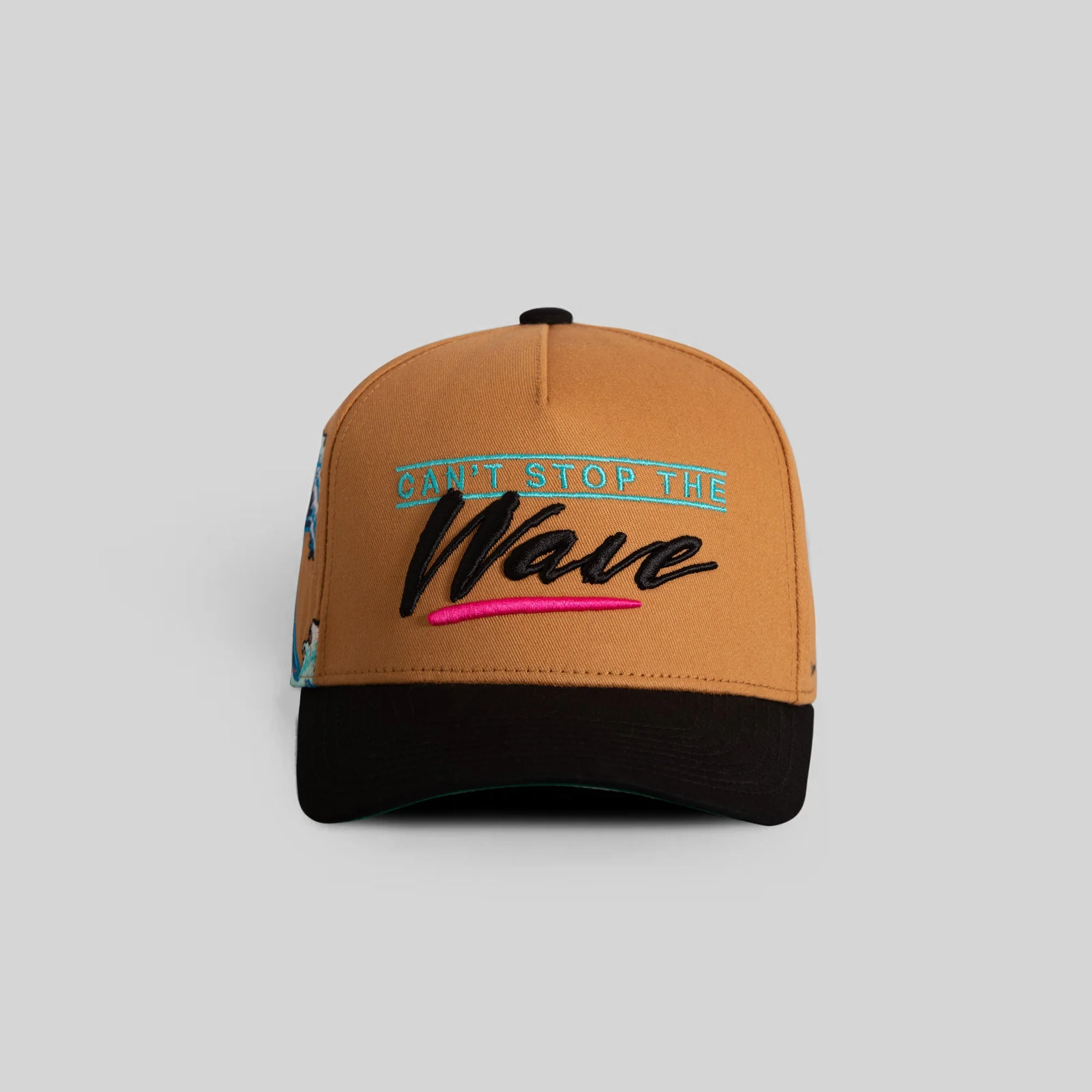 Field Grade  CAN'T STOP THE WAVE WHEAT BLACK TWILL TRUCKER - Image 2