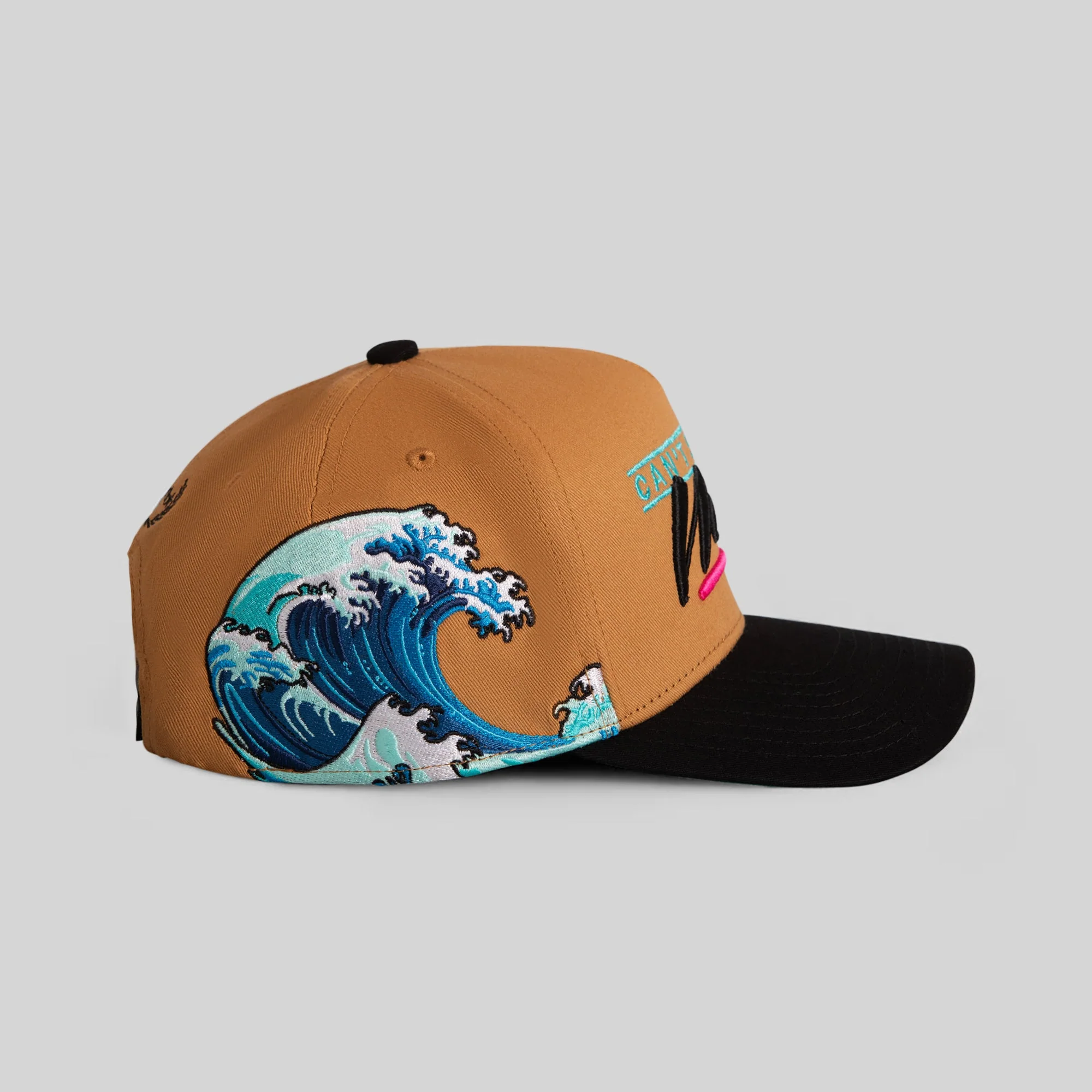 Field Grade  CAN'T STOP THE WAVE WHEAT BLACK TWILL TRUCKER - Image 4
