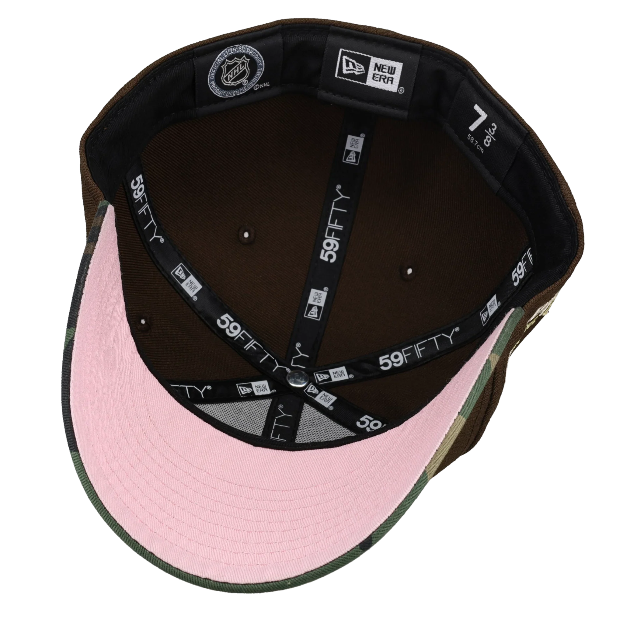 Chicago Black Hawks Six Time Champion Walnut/Camo 59Fifty Fitted Hat - Image 3