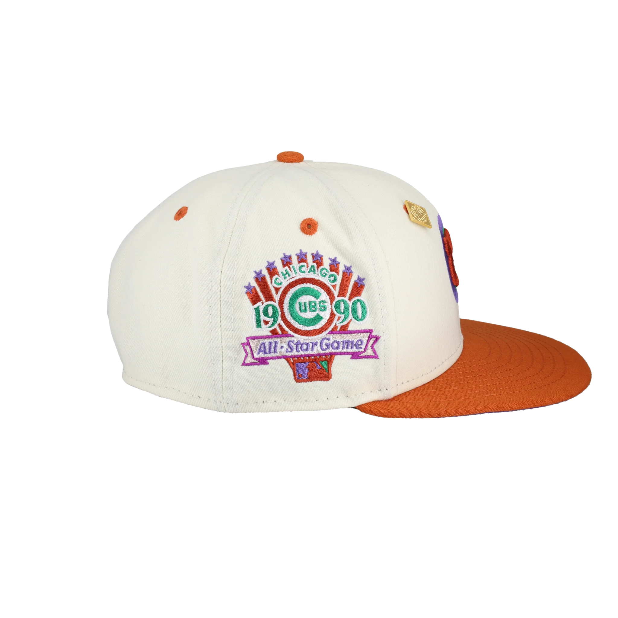 Chicago Cubs Chrome 1990 All Star Game Patch 59Fifty Fitted Hat - Image 3