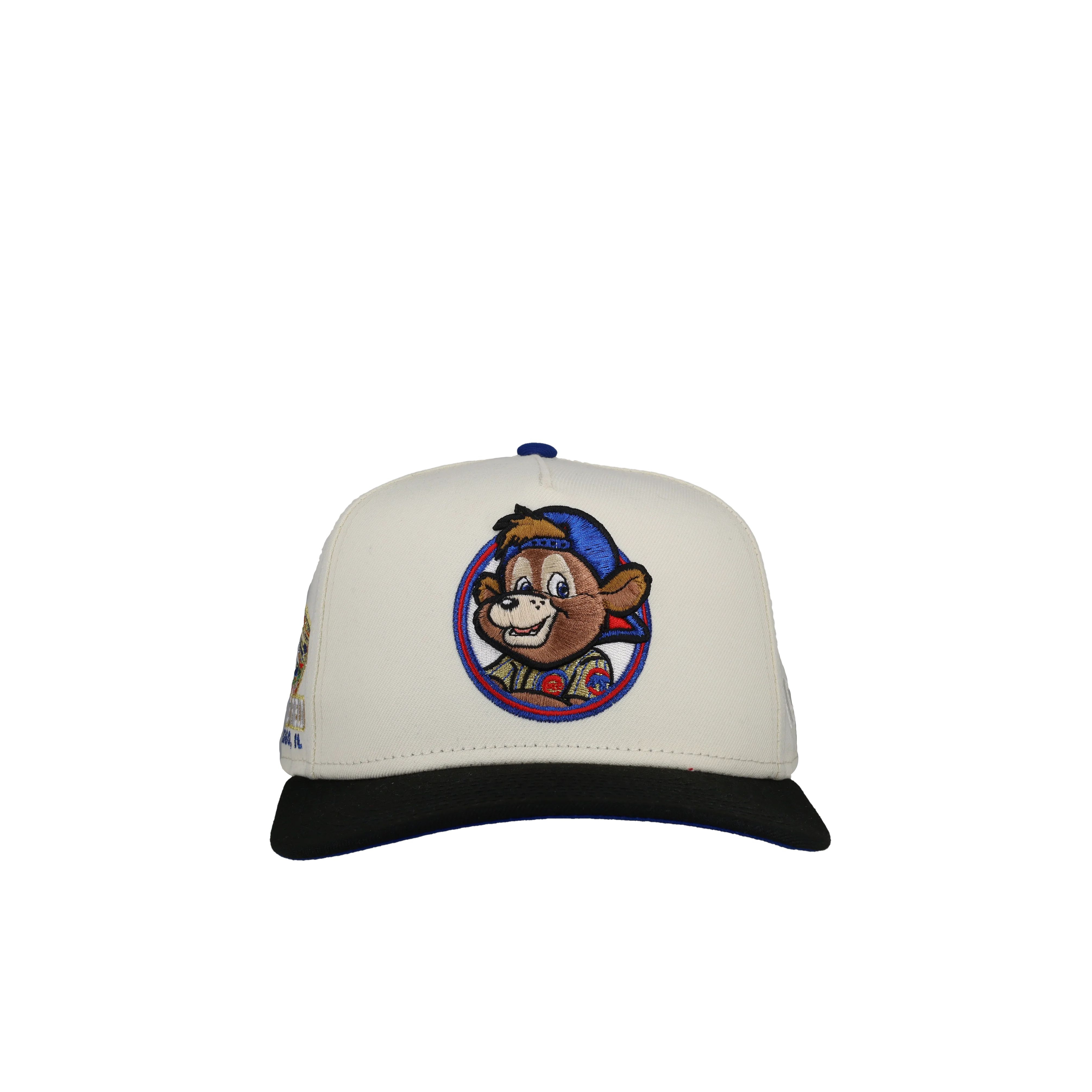 Chicago Cubs Clark The Bear Wrigley Field 9Fifty A Frame Snapback Hat - Image 4