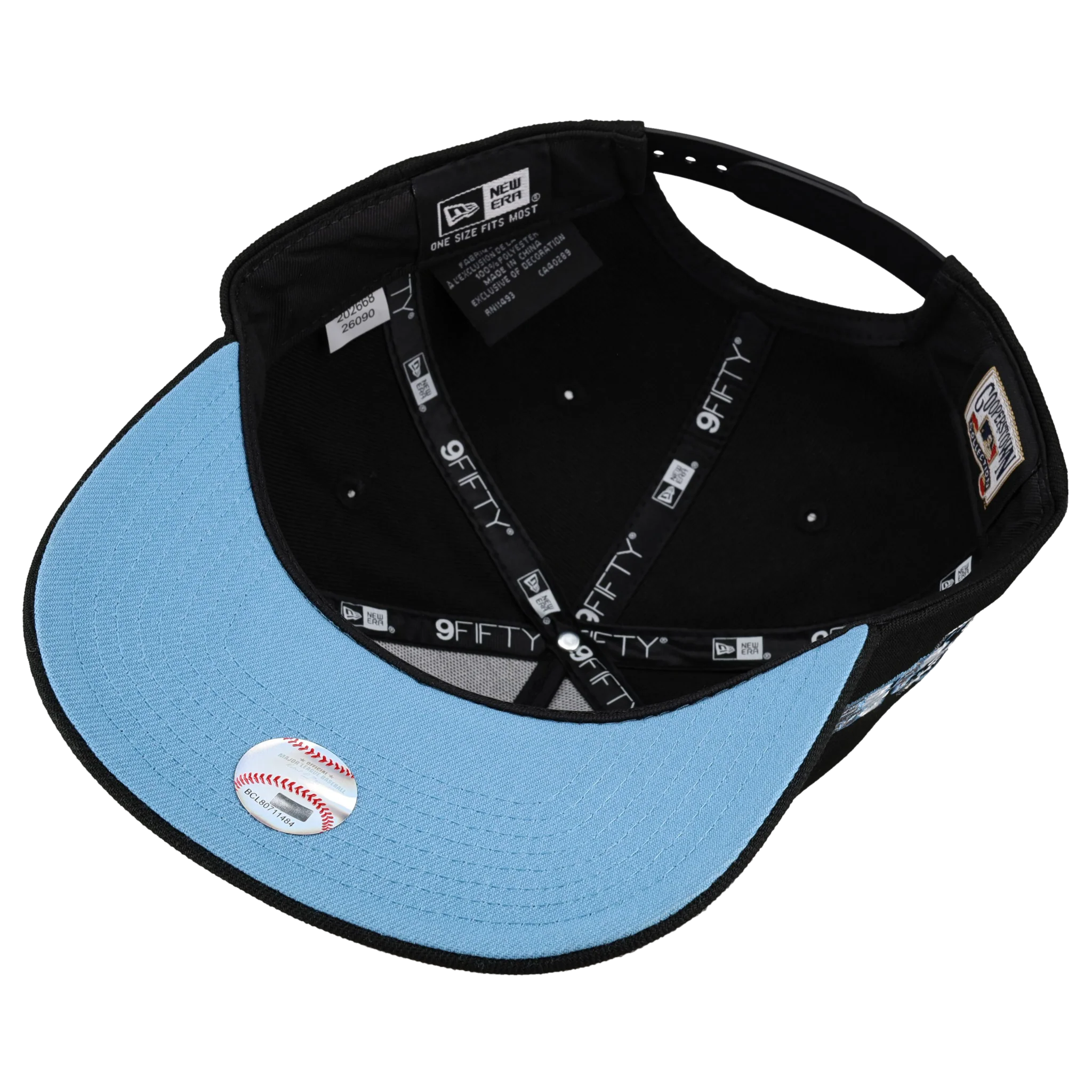 Chicago White Sox 2005 World Series Black/Blue Brim 9Fifty A Frame Snapback Hat - Image 3