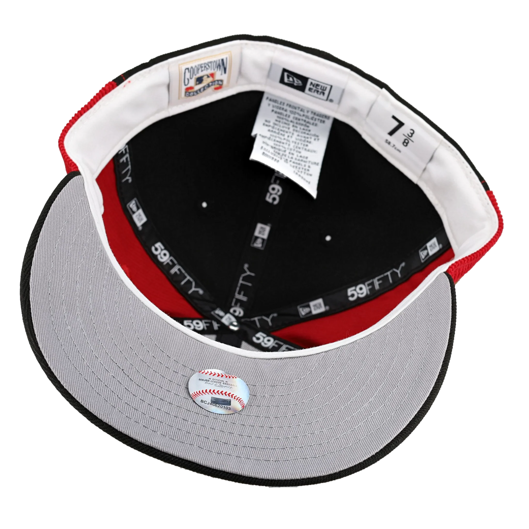 Capsule Hats -  Cincinnati Reds Pinwheel 1970 All Star Game Patch 59Fifty Fitted Hat - Image 2