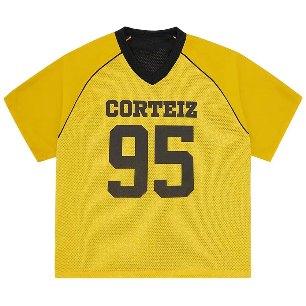 Corteiz 95 Reversible Mesh Jersey 'Black/Yellow'