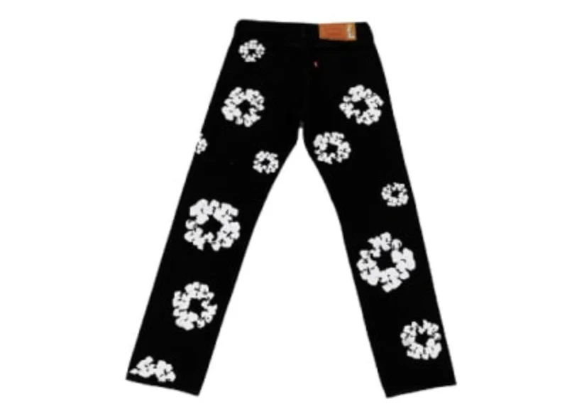Denim Tears x Levi's Cotton Wreath Jean Black - Image 2