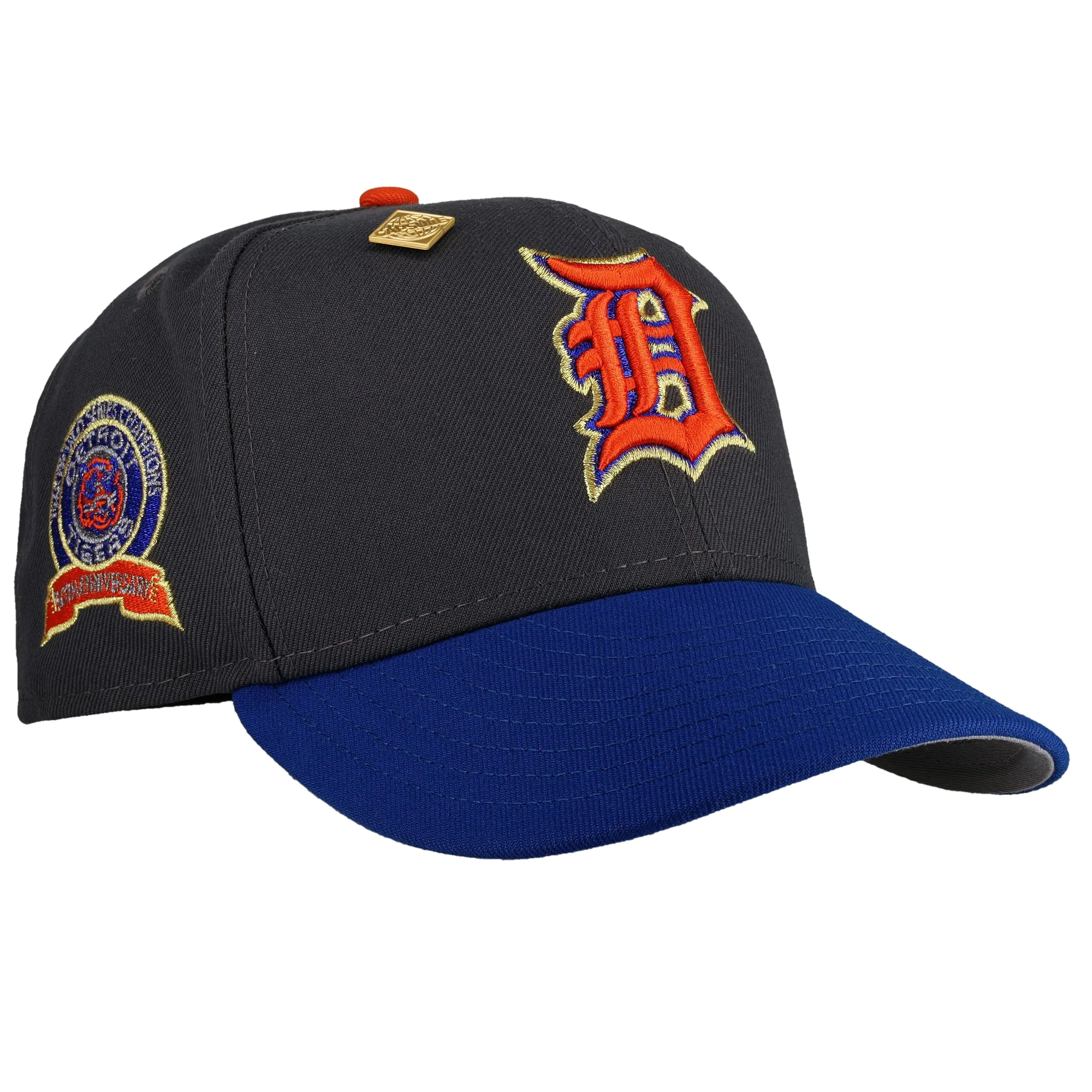 Detroit Tigers 1968 World Series Graphite Royal Metallic 59Fifty Fitted Hat