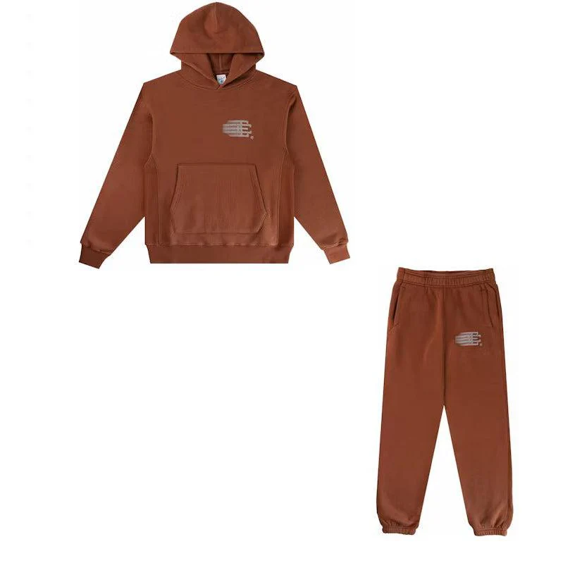 Eric Emanuel Basic SweatSuit Brown/ Reflective Grey