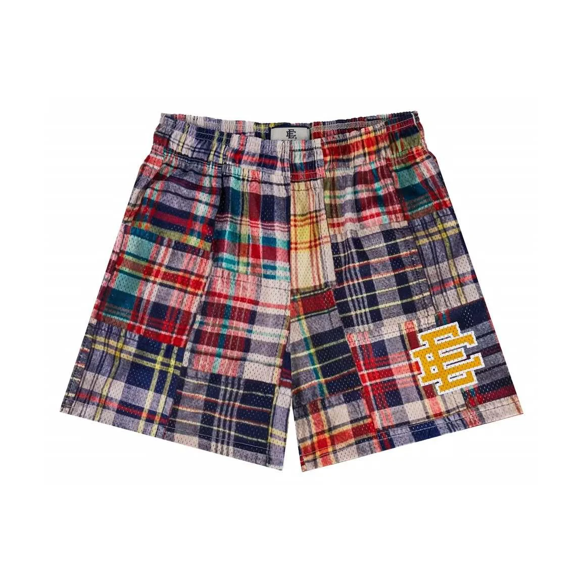 Eric Emanuel EE Basic/Core Short Madras Plaid/Yellow EE
