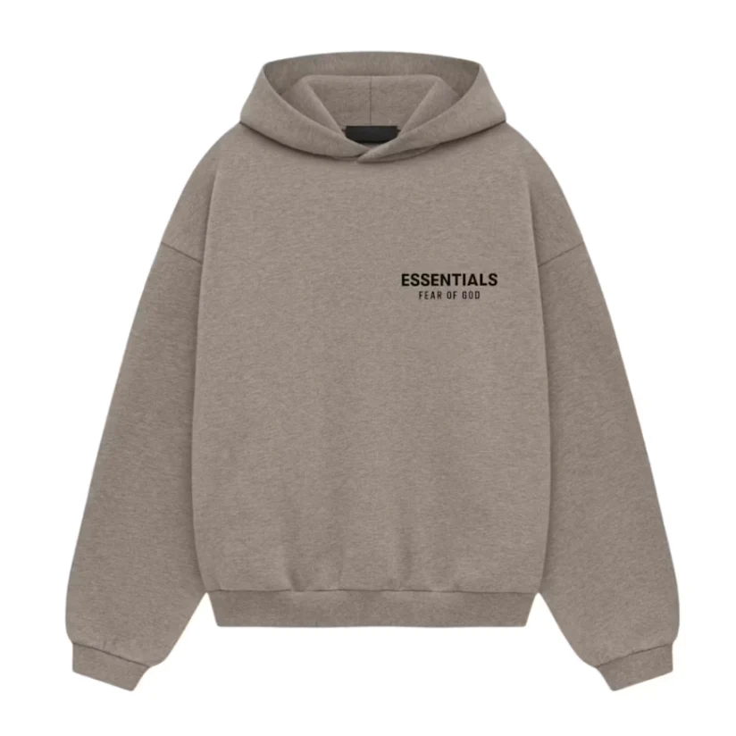 Fear of God Essentials Kids Fleece Hoodie "Heather Gray" FW24