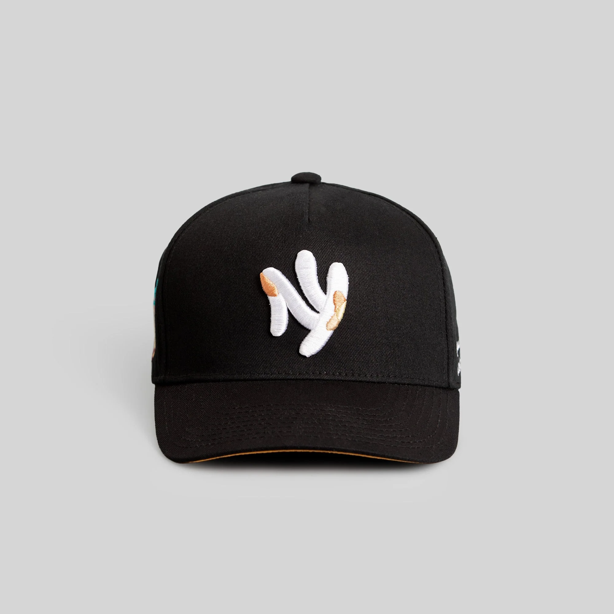 FIELD GRADE X KURVE STUDIO NY IS HEALING BLACK TRUCKER HAT - Image 2