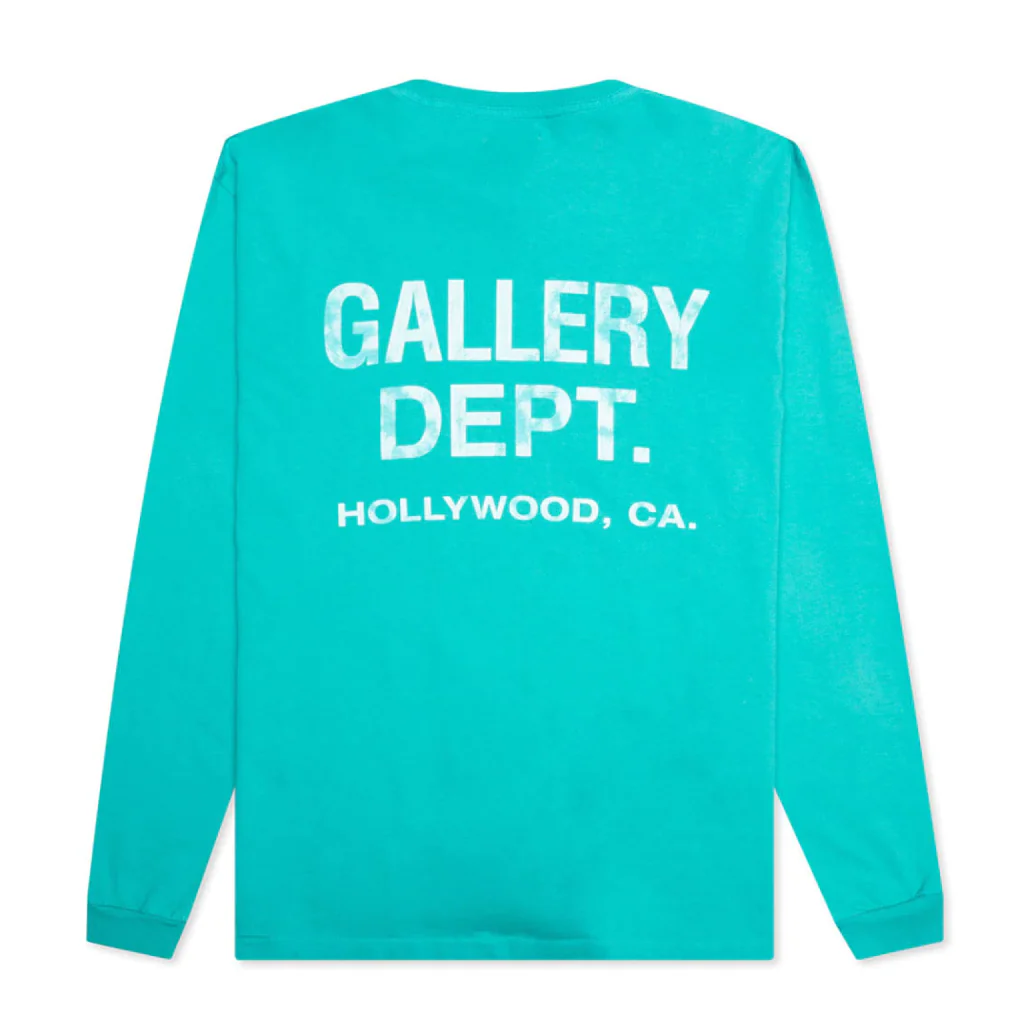 Gallery Dept. Souvenir L/S Tee - Teal - Image 2