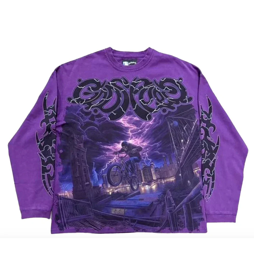Godspeed  B-M-X L/S Tee (Grape)