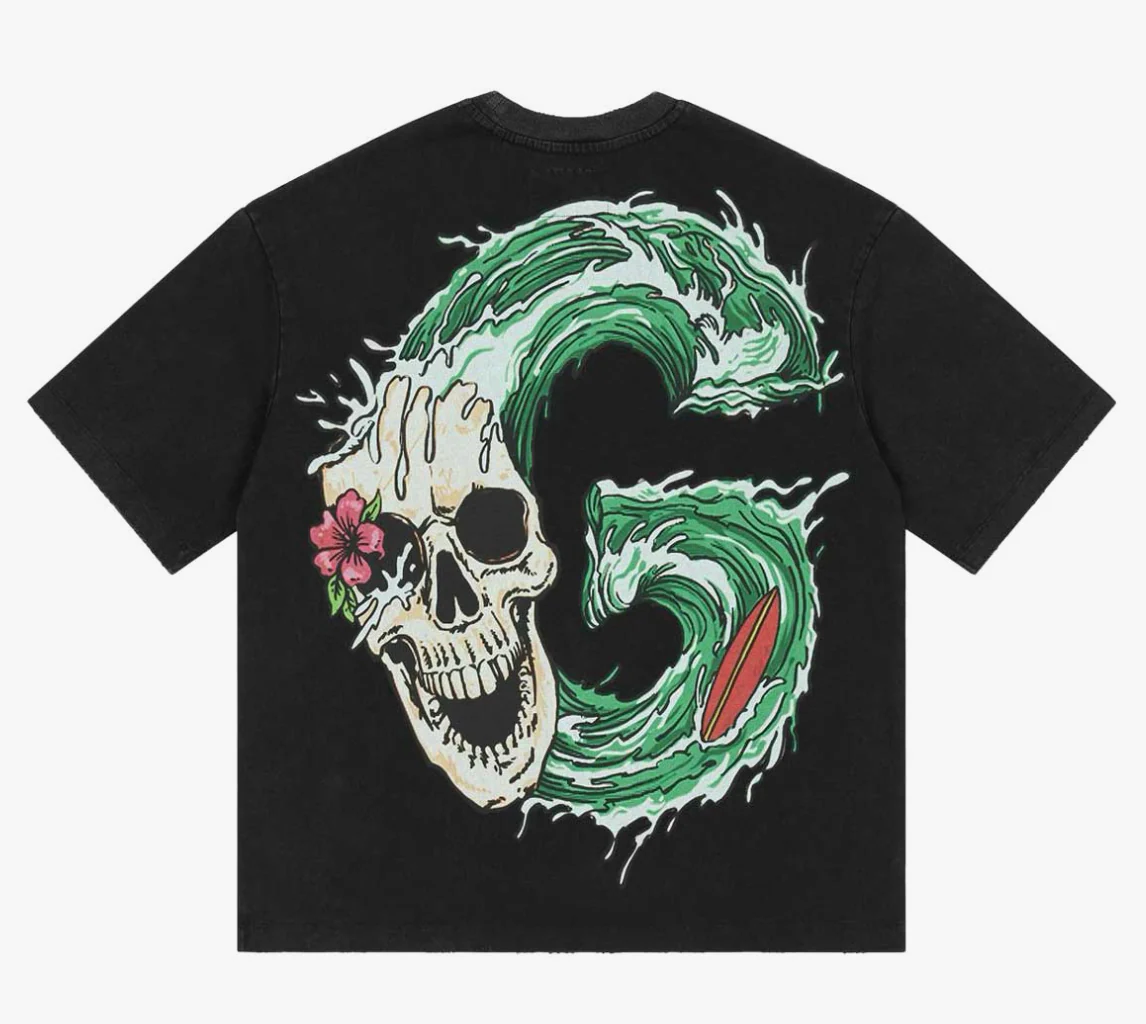 Godspeed "Surfs Up" (Black) Tee - Image 2