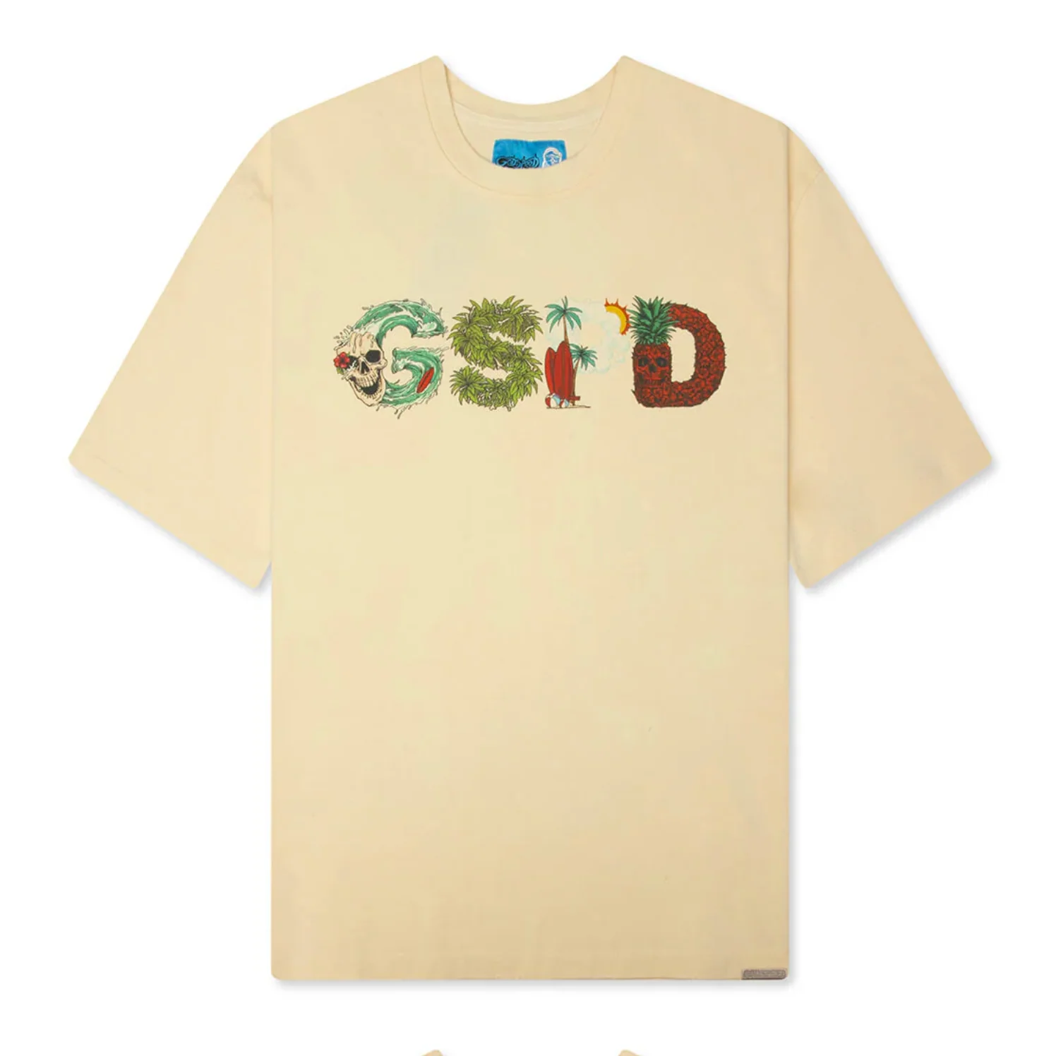 Godspeed "Surfs Up" (Bone) Tee