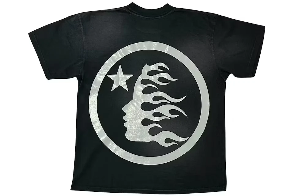 Hellstar Gel Sport Logo (Black/Blue) T-shirt Black/Blue - Image 2