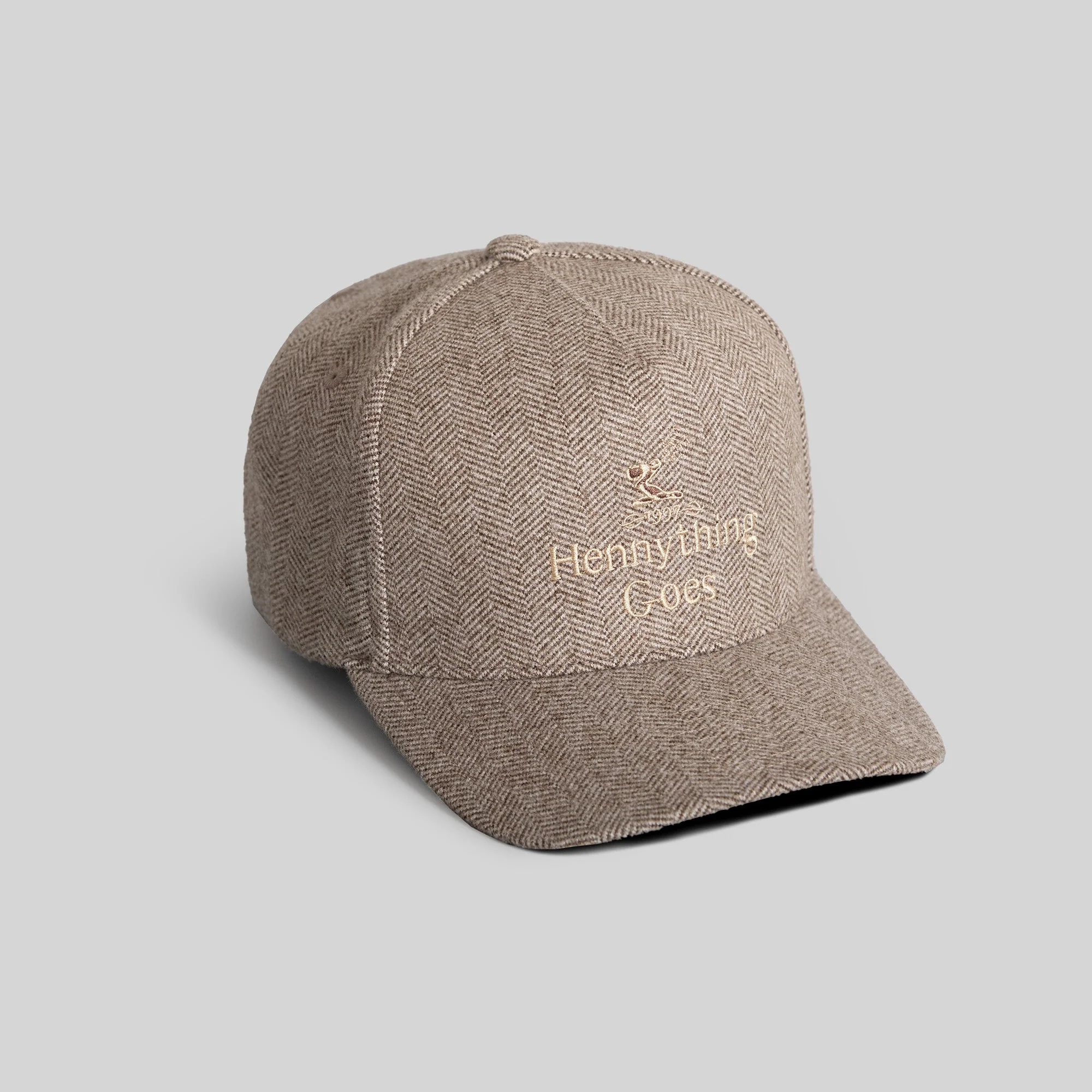 Field Grade  HENNYTHING GOES HERRINGBONE MOCHA WHEAT TRUCKER - Image 3