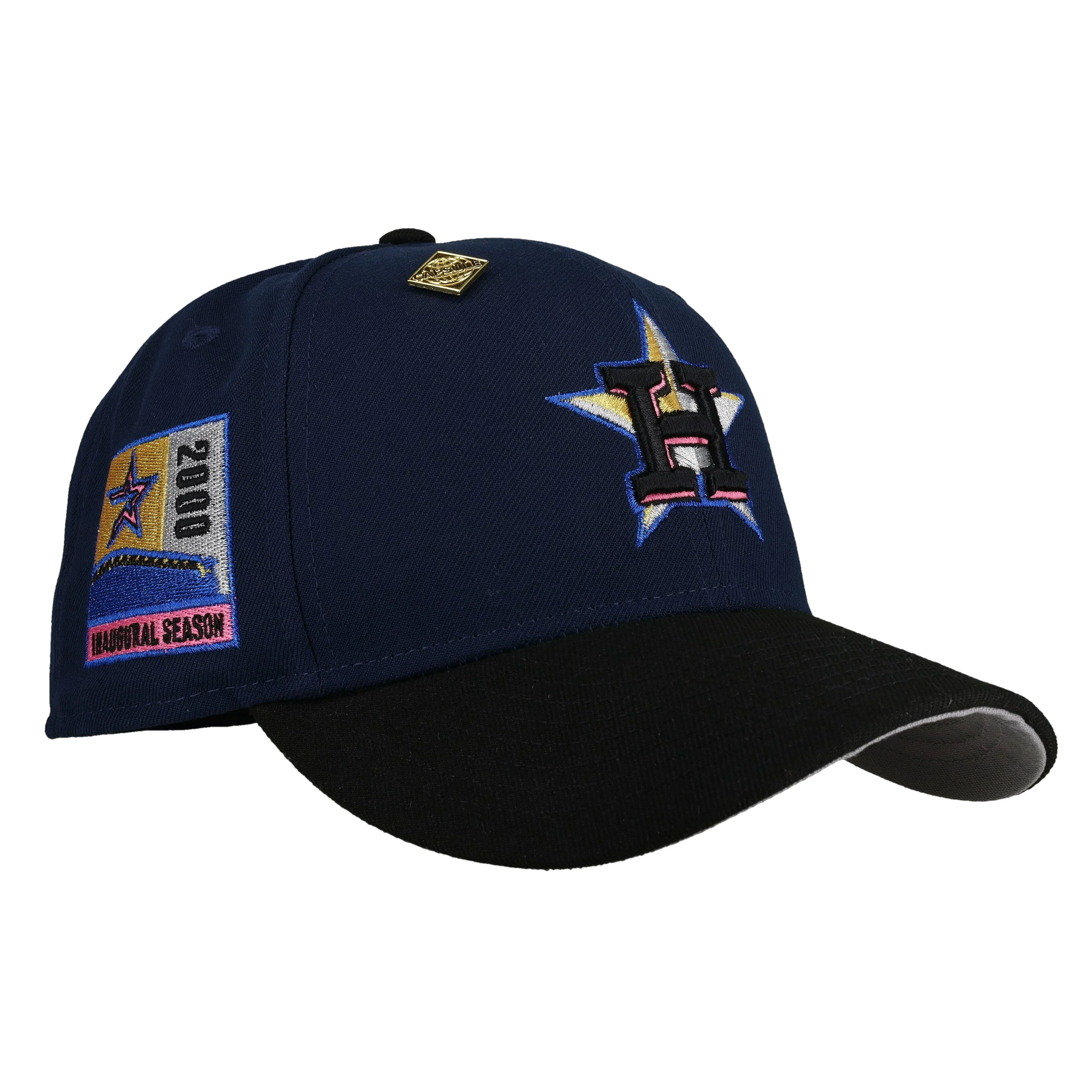 Houston Astros 2000 Inaugural Season Dark Blue/Black 59Fifty Fitted Hat