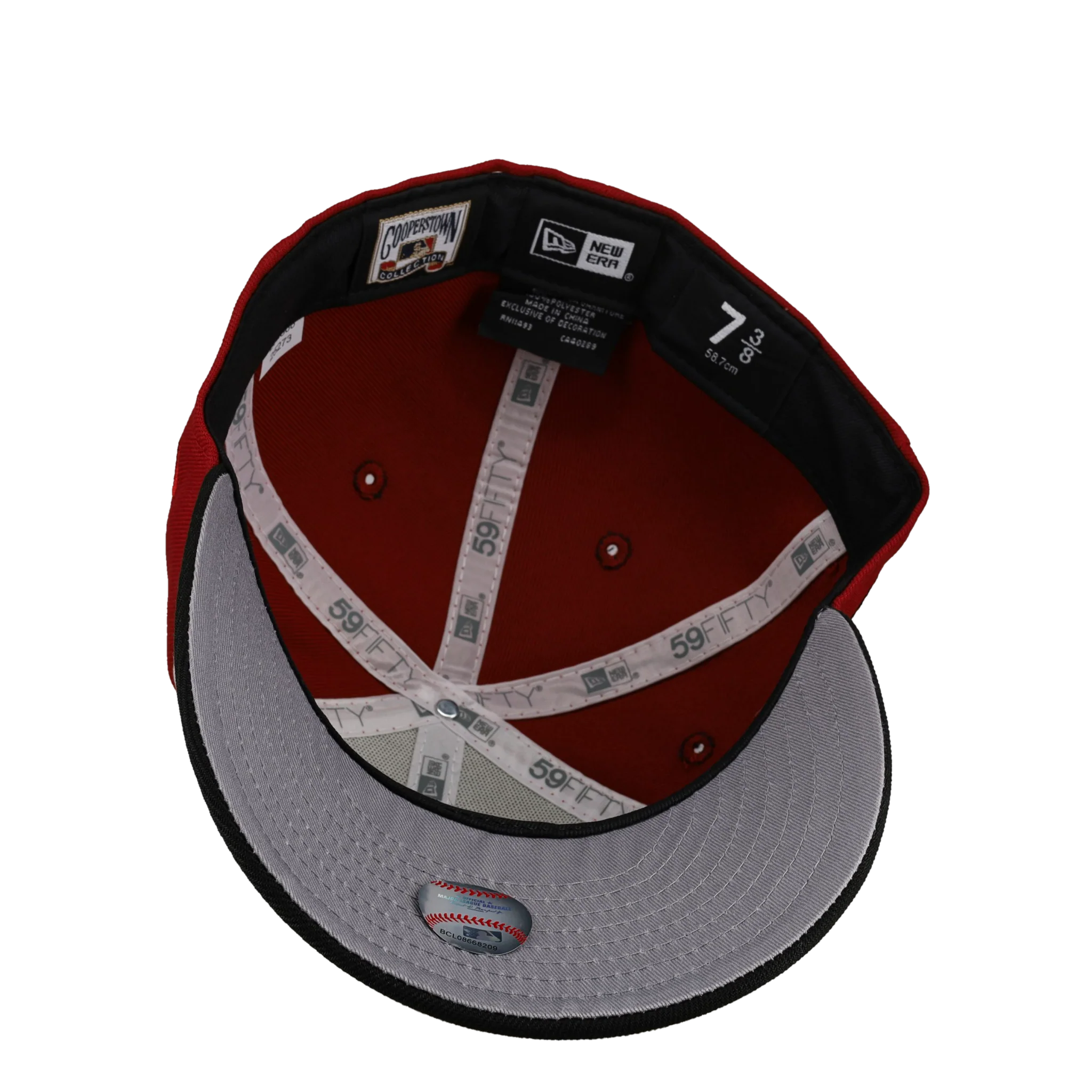 Houston Astros 35 Great Years Red Chrome Pinwheel Metallic 59Fifty Fitted Hat - Image 2
