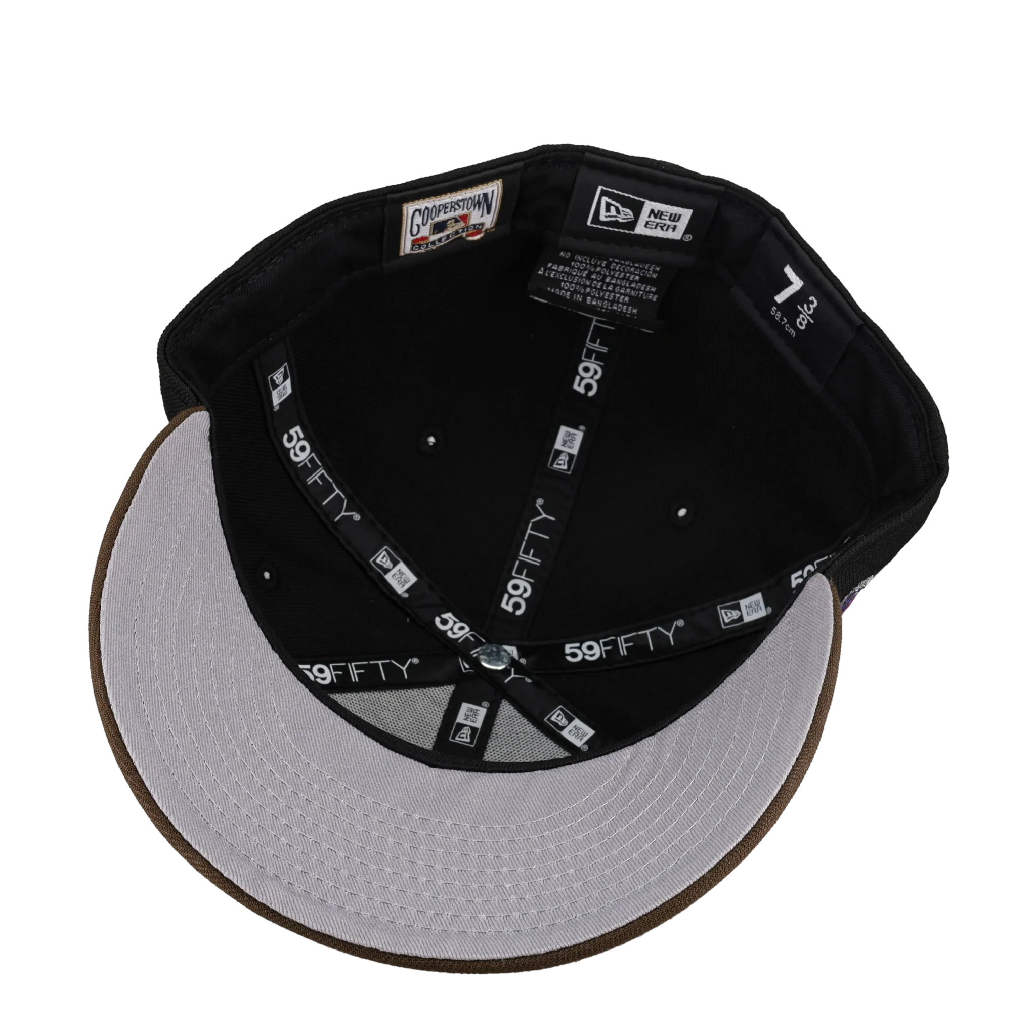 Houston Astros 45th Anniversary Black Walnut Purple Metallic 59Fifty Fitted Hat - Image 2