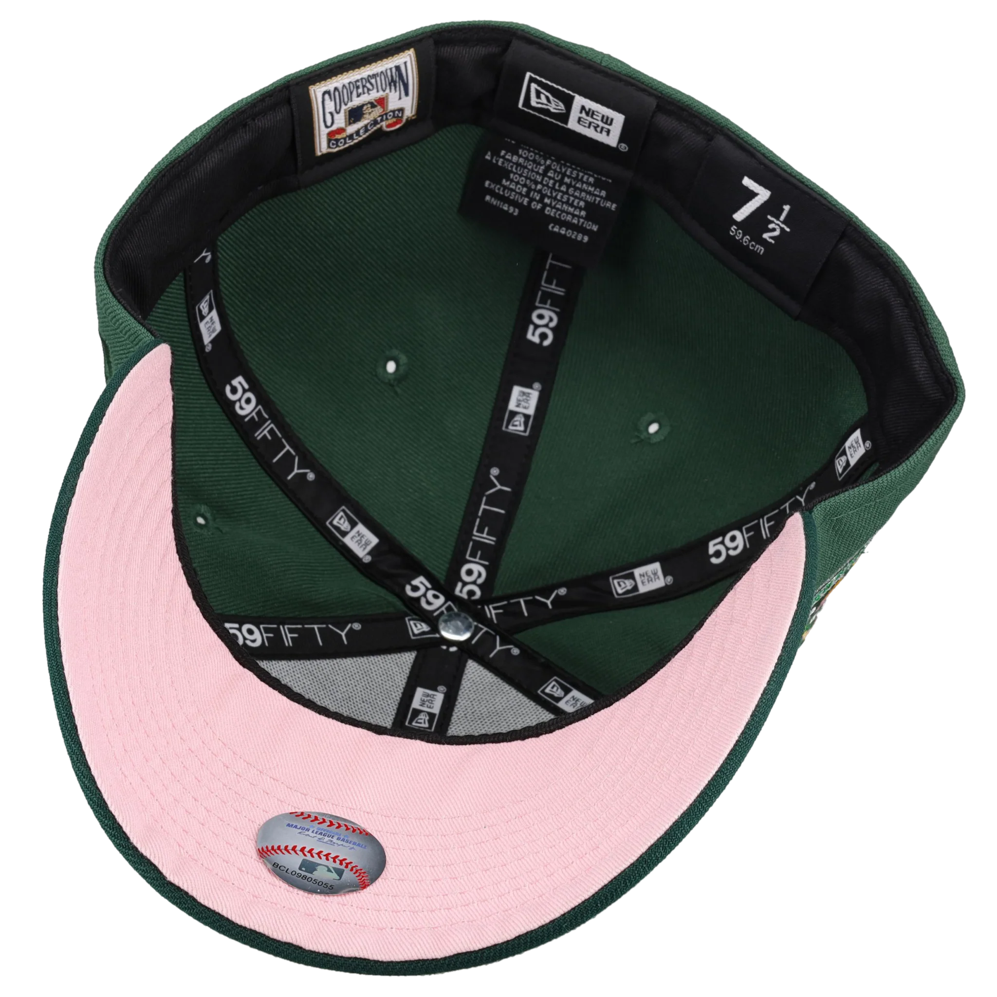 Houston Astros 45th Anniversary Dark Green Yellow Star Metallic 59Fifty Fitted Hat - Image 3