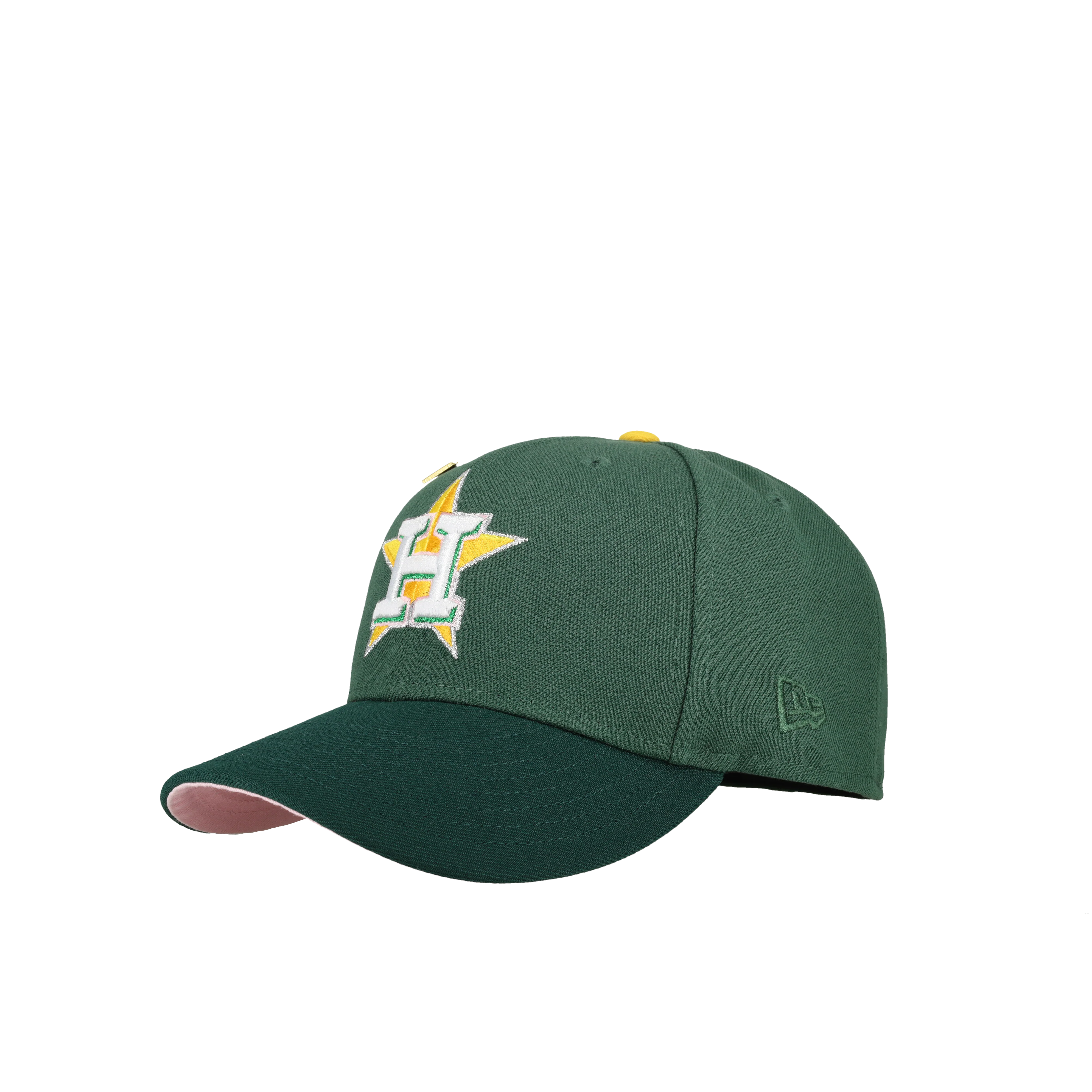 Houston Astros 45th Anniversary Dark Green Yellow Star Metallic 59Fifty Fitted Hat - Image 5