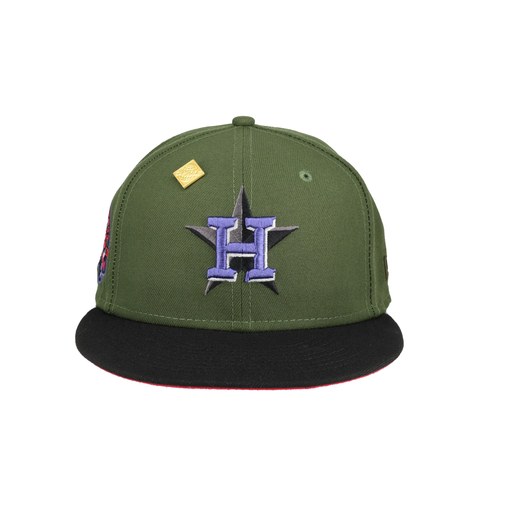 Houston Astros 45th Anniversary Patch Fitted Hat - Image 4